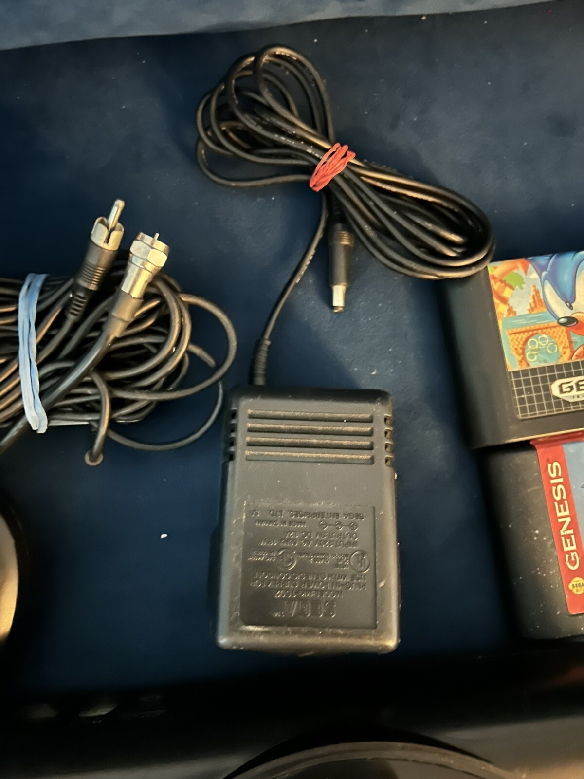 Sega Genesis Model 1 MK-1601 Console With Sonic The Hedgehog TESTED!