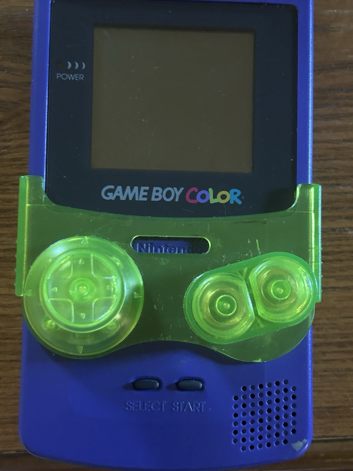 Game Boy Color Purple Game Console