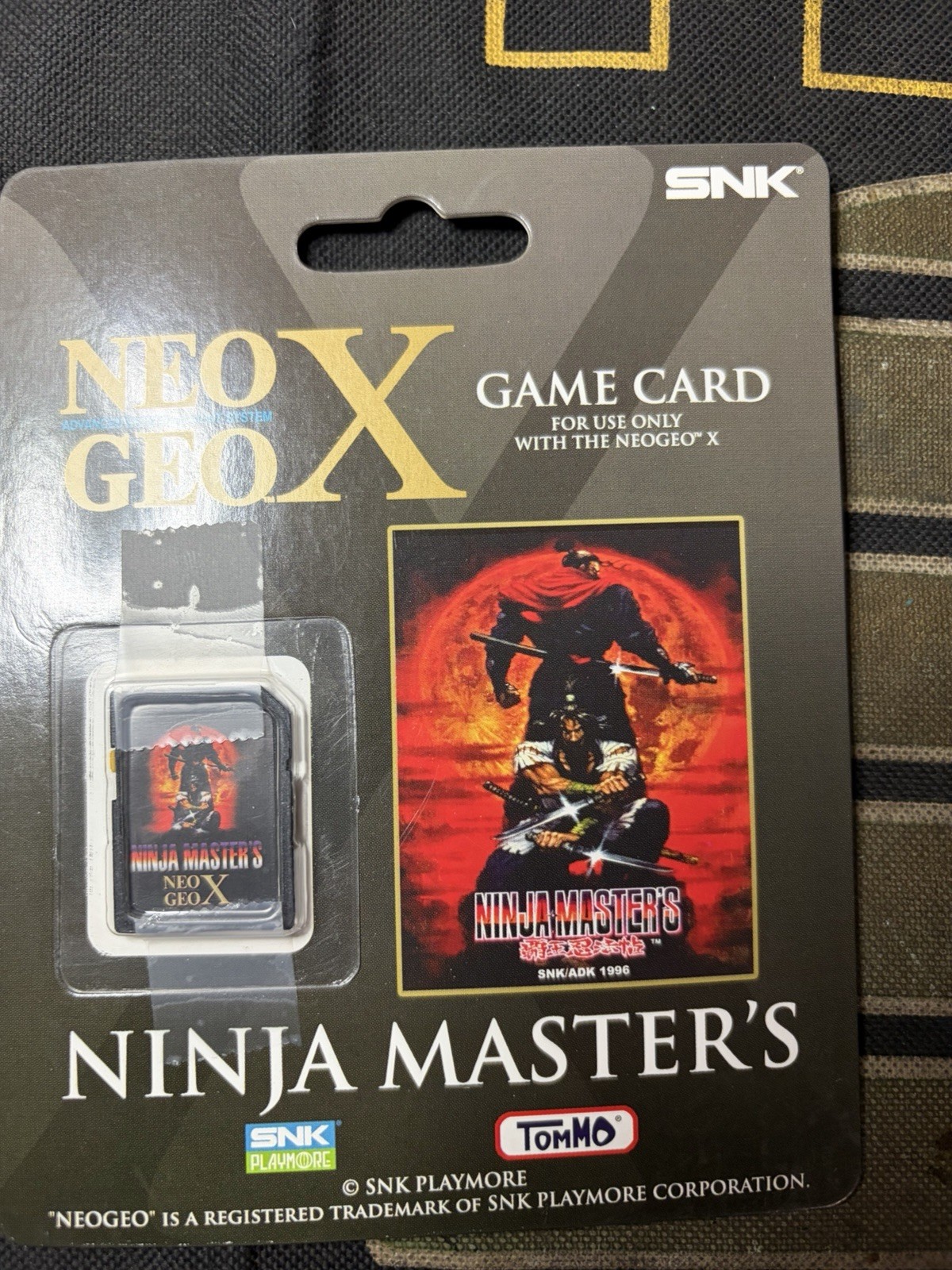 SNK NeoGeo x Handheld Console with Ninja Masters CIB Tested Retro Video Games