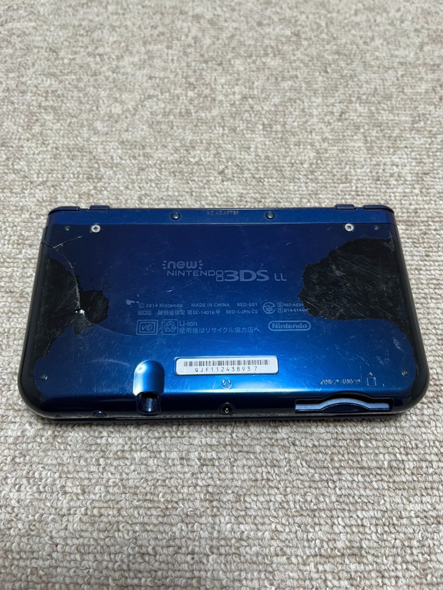 New 3DS LL XL Metalic blue Japan Nintendo Console region Japanese B880 dual IPS
