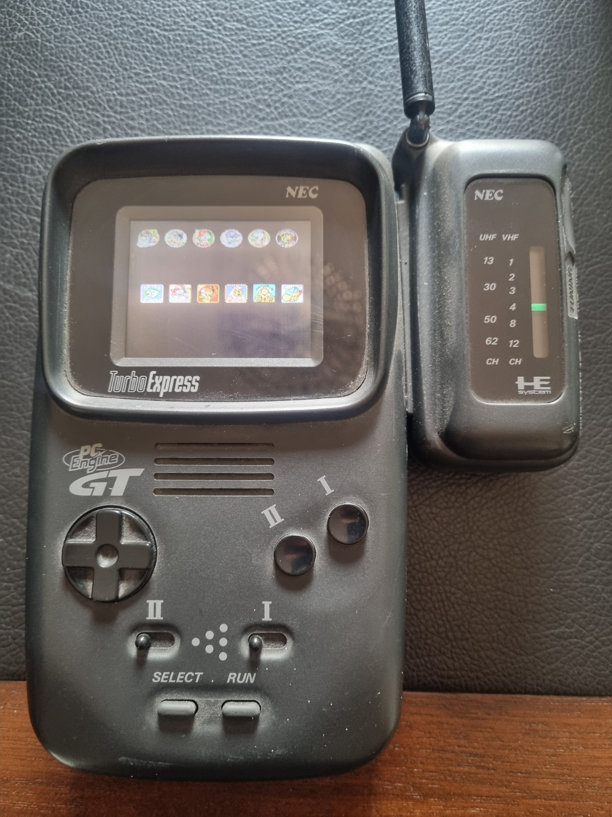 PC Engine GT Console TV Tuner NEC Game Retro Rare PI-TG6 Japan