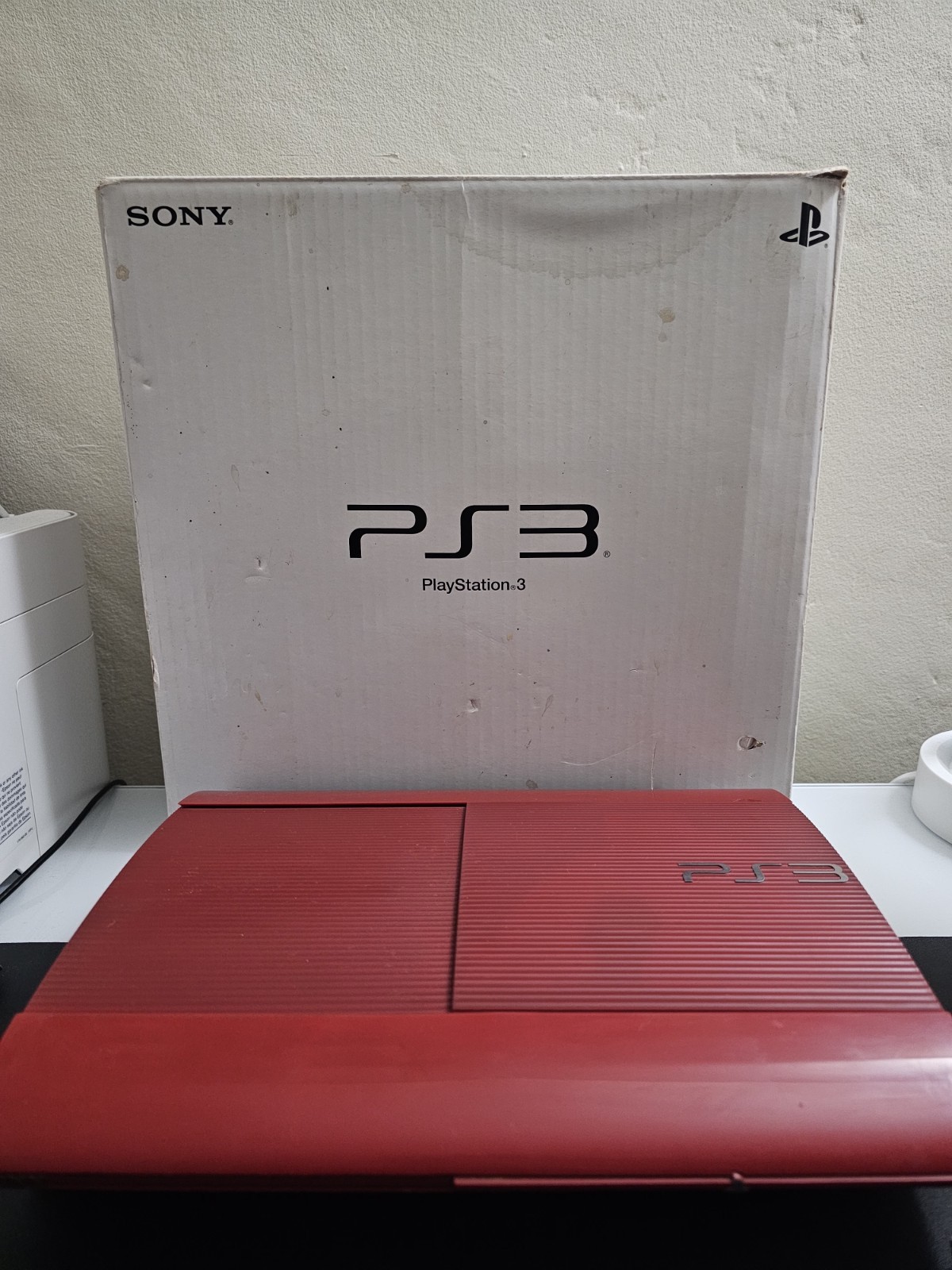 PS3 500GB God of War Ascension Legacy Bundle Red Console with 14 Games