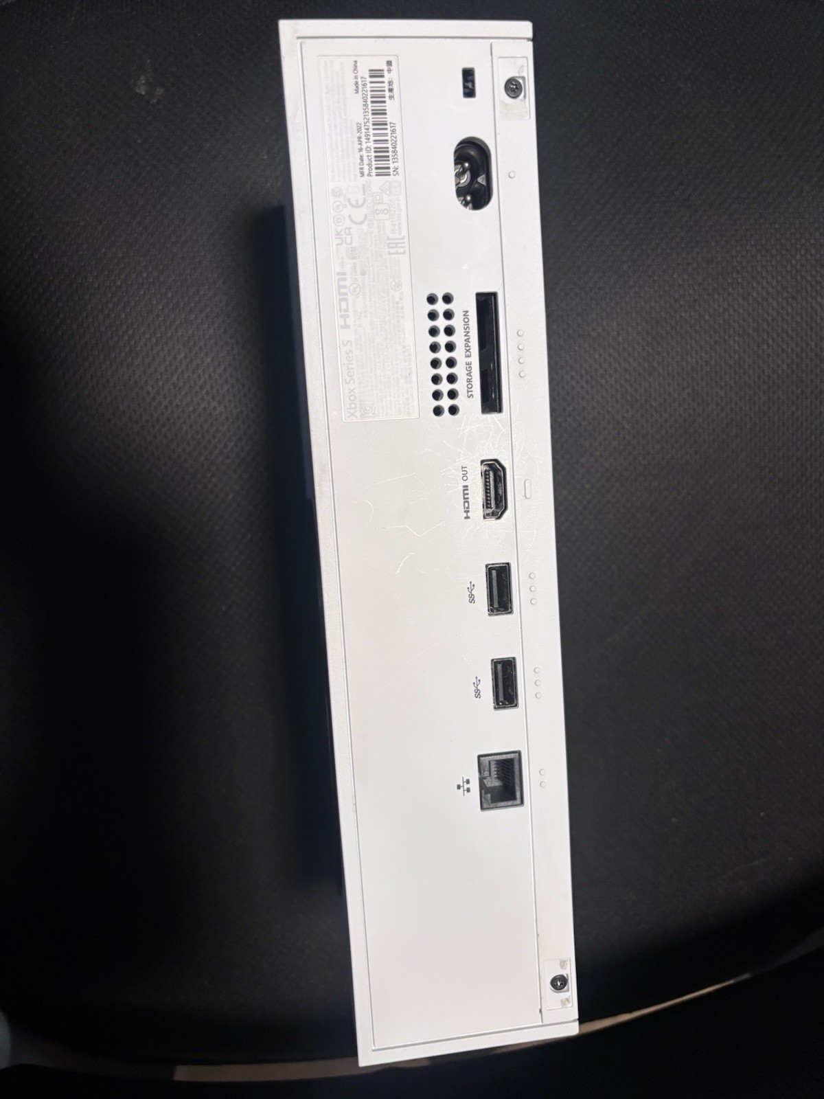 Microsoft Xbox Series S 512GB White Home Console 4K UHD w/ Power Cord