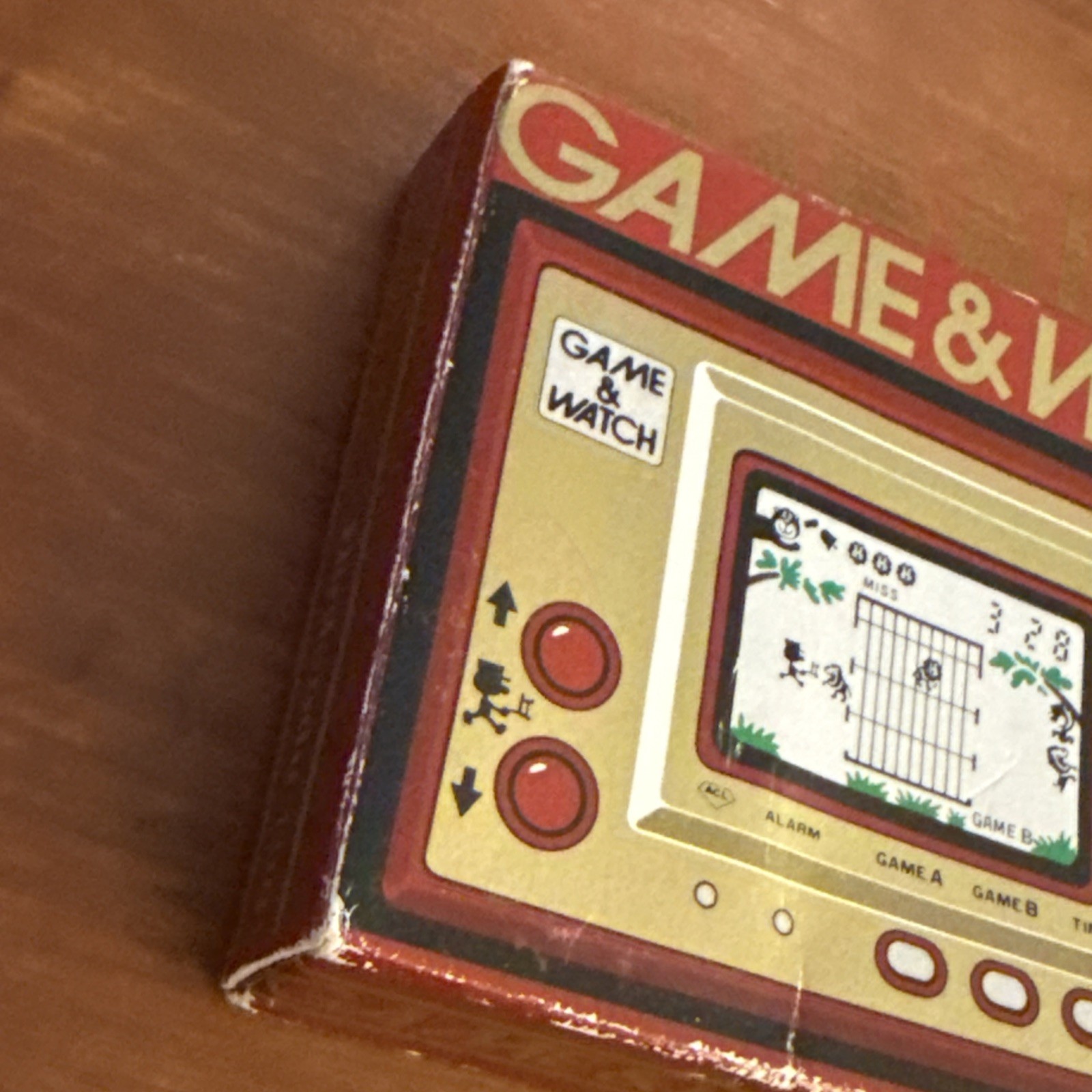 Nintendo Game & Watch LION LN-08 Gold Series 1981 With Box Working