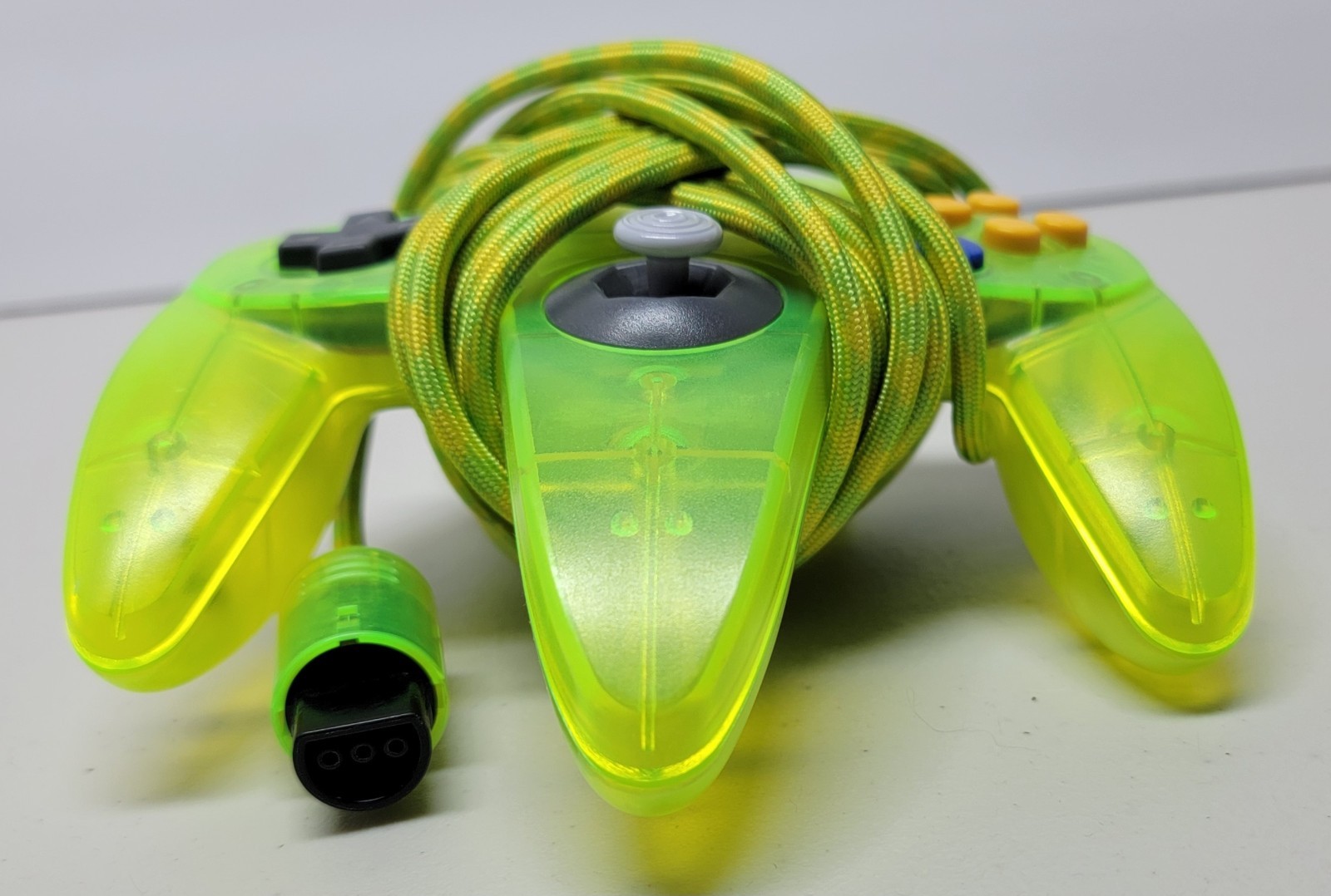 Extreme Green N64 Console With HDMI Mod & OEM Controller (12 Ft Paracorded Cord)