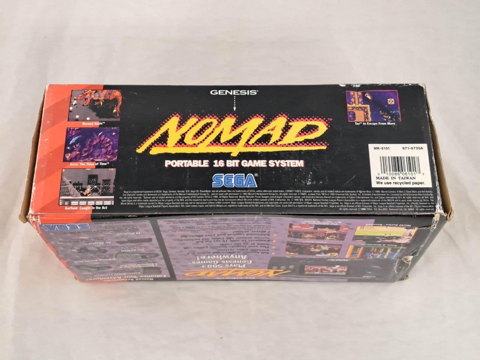 Sega Nomad Handheld Console Complete CIB Tested and working