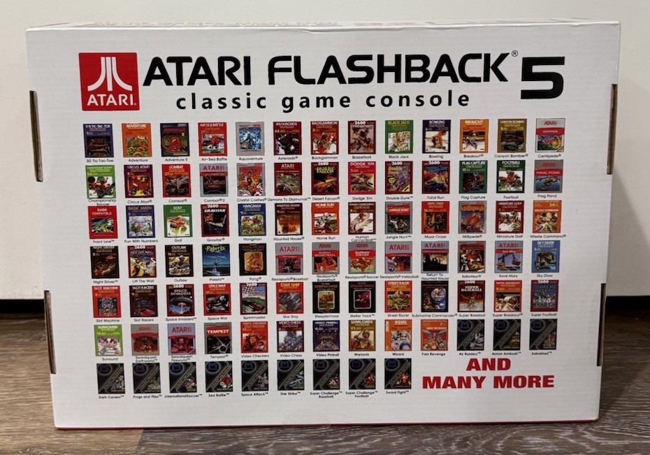 Atari Flashback 5 Black Classic Video Game Console 2 Wireless Controller Tested