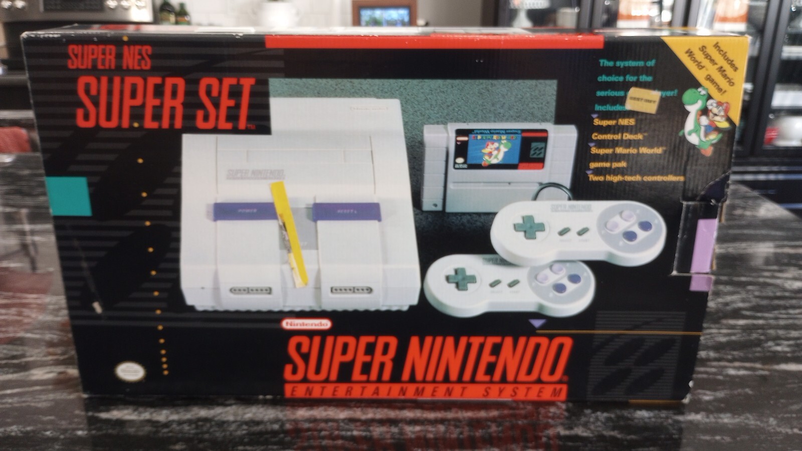 Nintendo Super SNES Console Super Set In Box Best Buy Tested And Working
