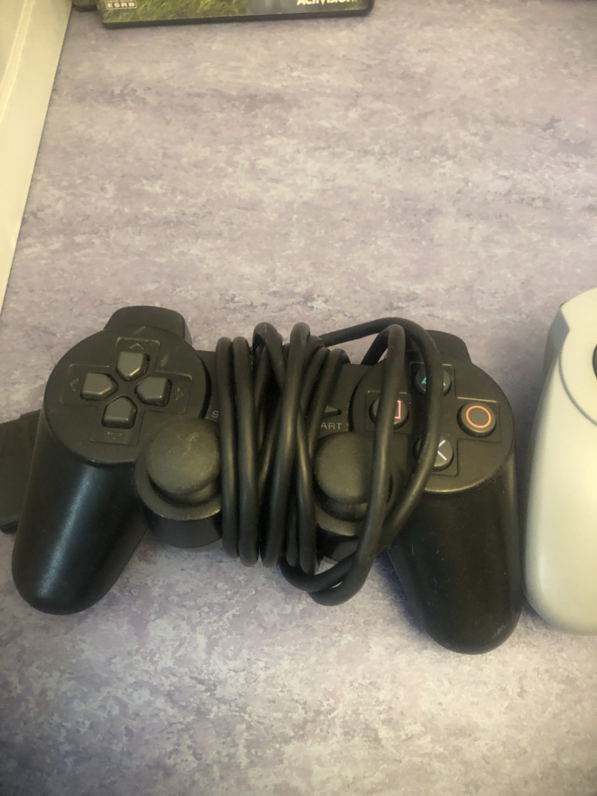 Playstation 2 PS2 Slim System Console Bundle Lot 4 Games 2 Controllers