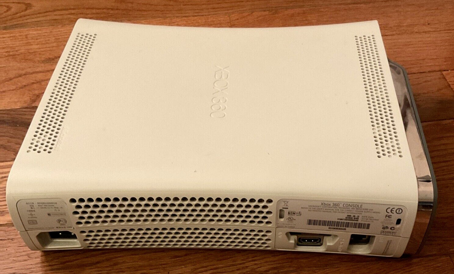 X Box 360 Console Bundle Power Remote USB Adapter Deck Jams When Removing CDs