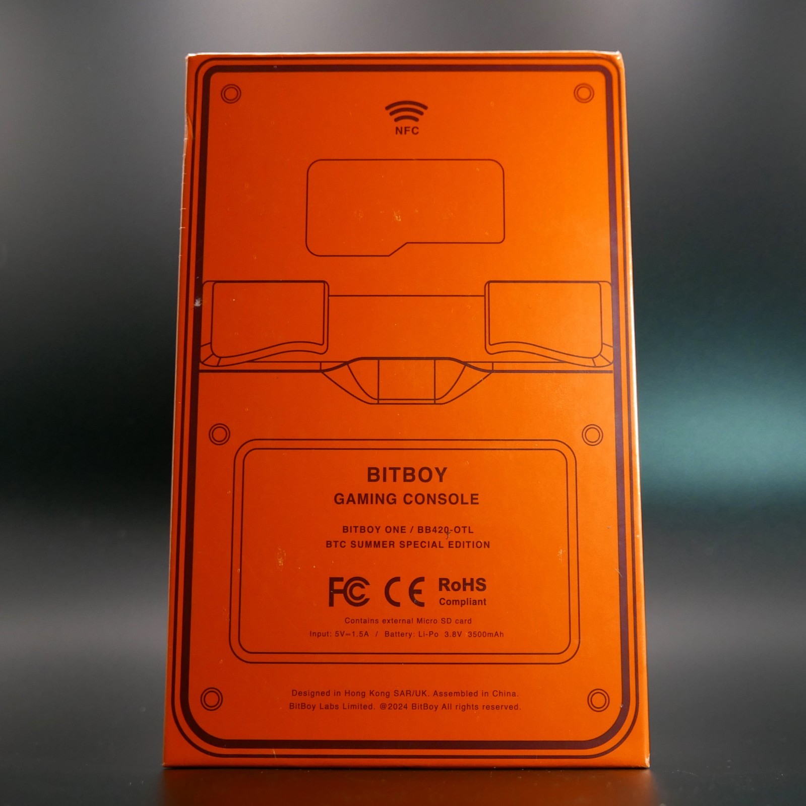 BitBoy One • BTC Orange Special Edition • Handheld Gaming Console & Crypto Miner