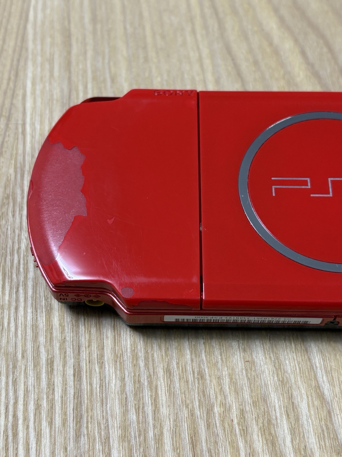 Sony PSP 3000 Black Red Handheld Console PSP-3000 Region Free Tested Japan