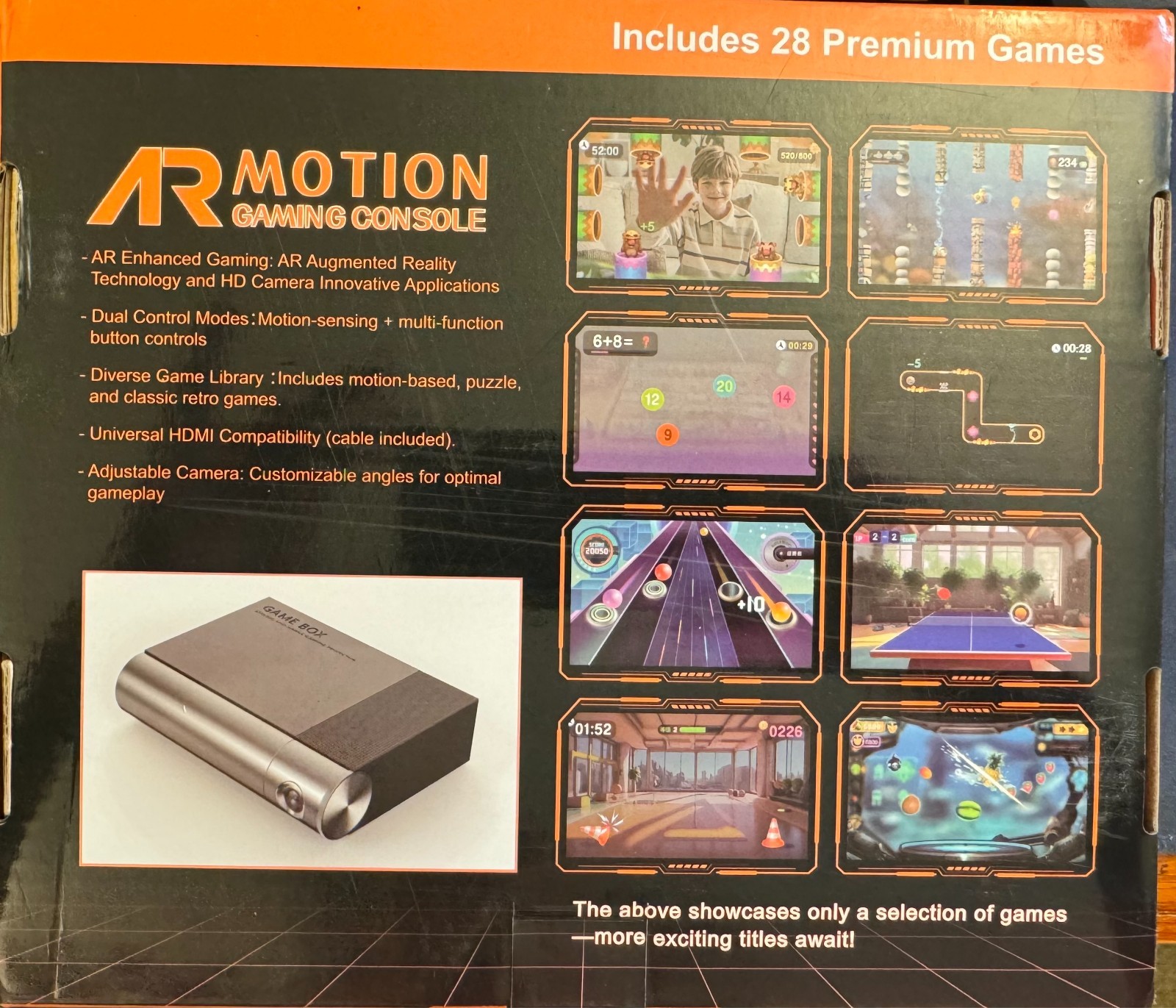 MetFut Motion Video Game Console, Plug & Play AR Camera Games