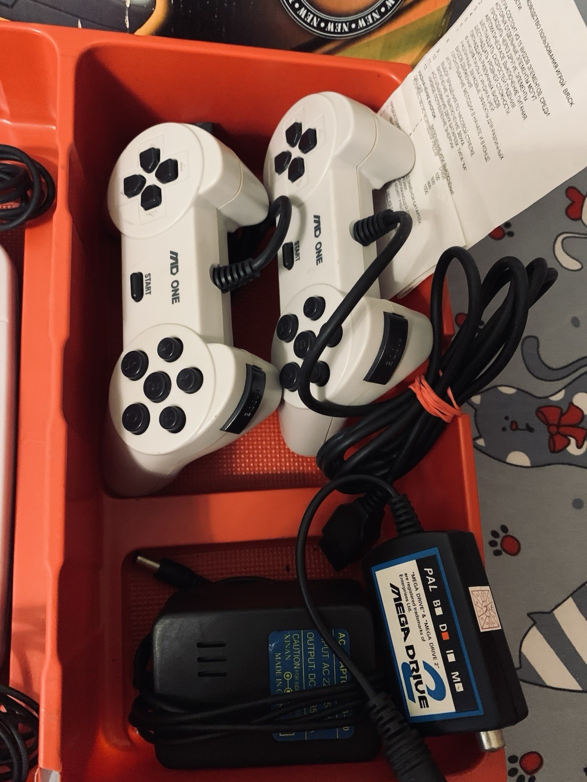 Sega Mega Drive One (Сега) 16-bit Clone (MD) Collectible Game Console (Rare)
