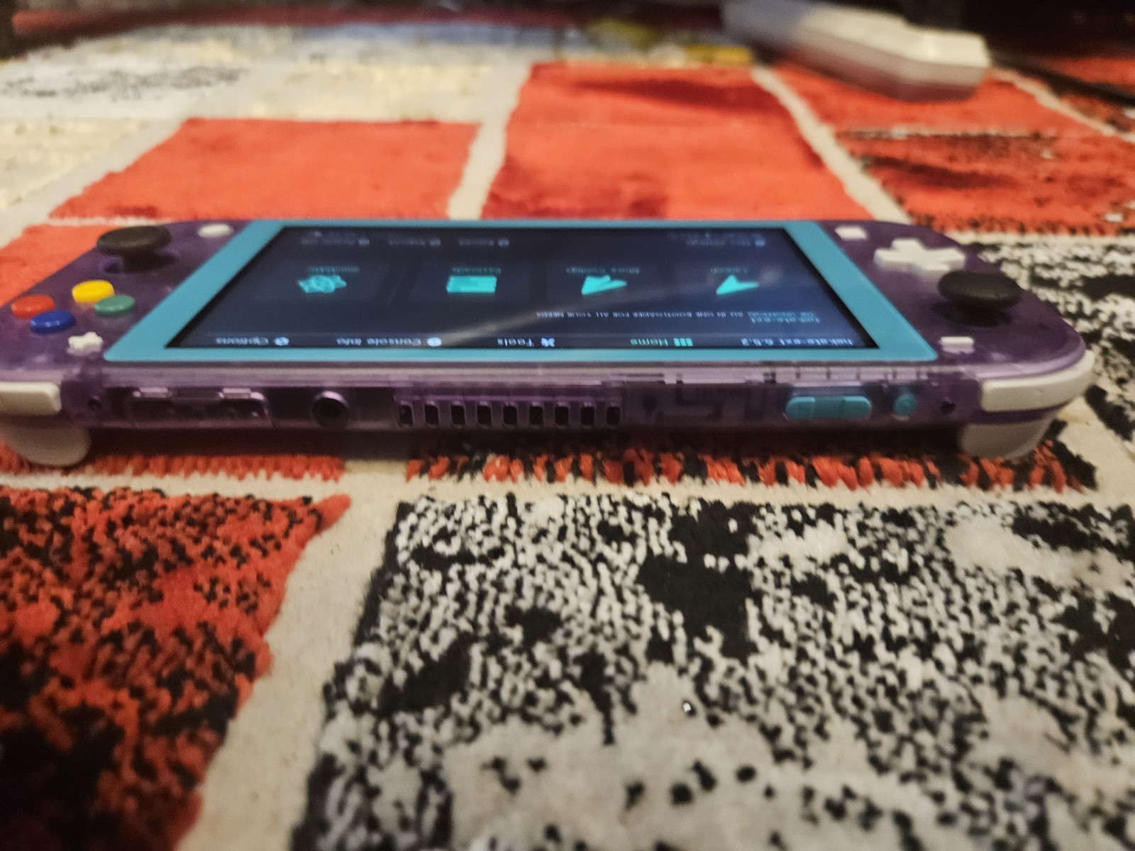 Nintendo Switch MOD.HDH-001 Custom Shell eXtremeRate Atomic Purple 128GB READ
