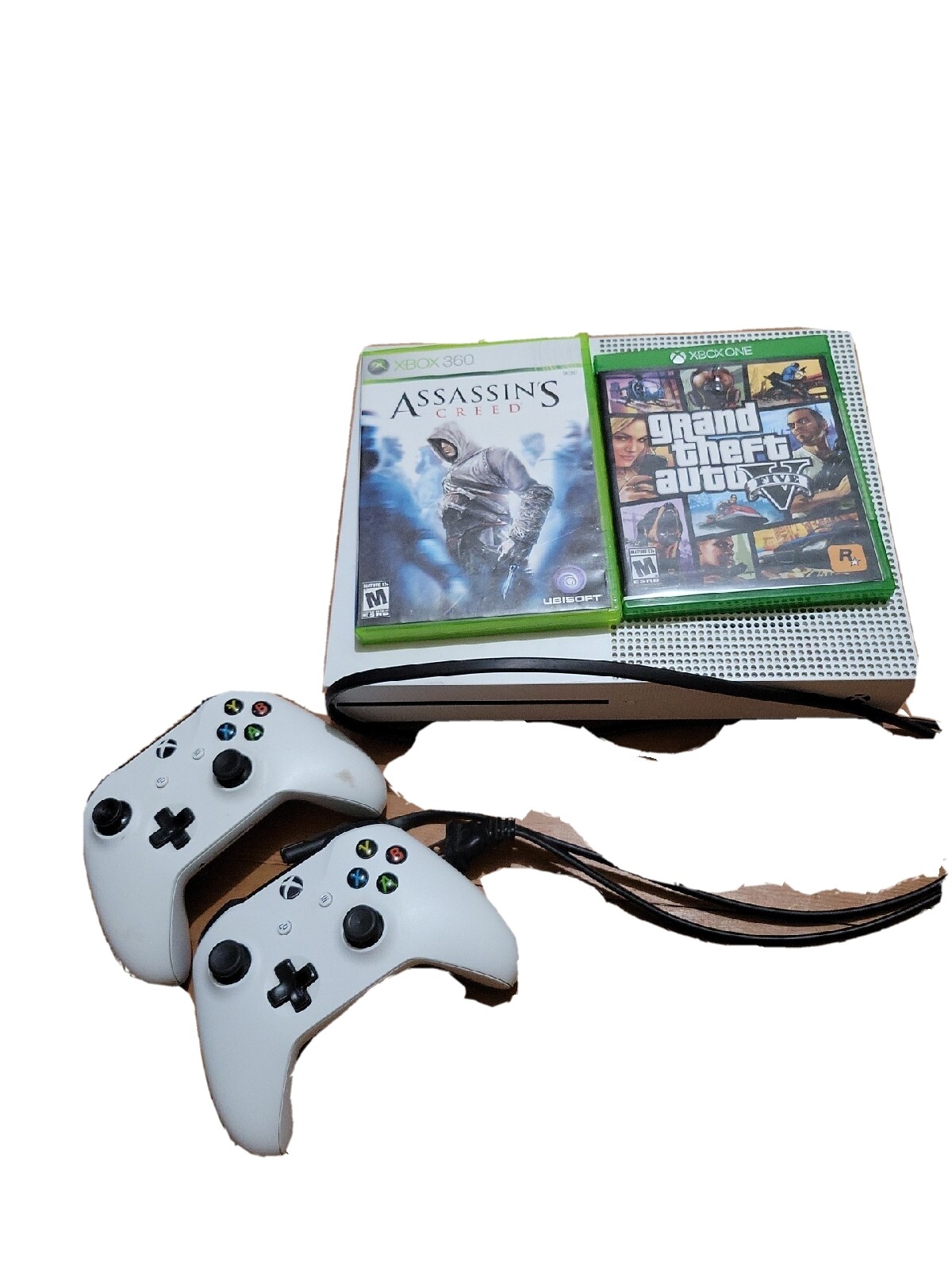 Microsoft Xbox One S 500GB Video Game Console – White (ZQ9-00001)