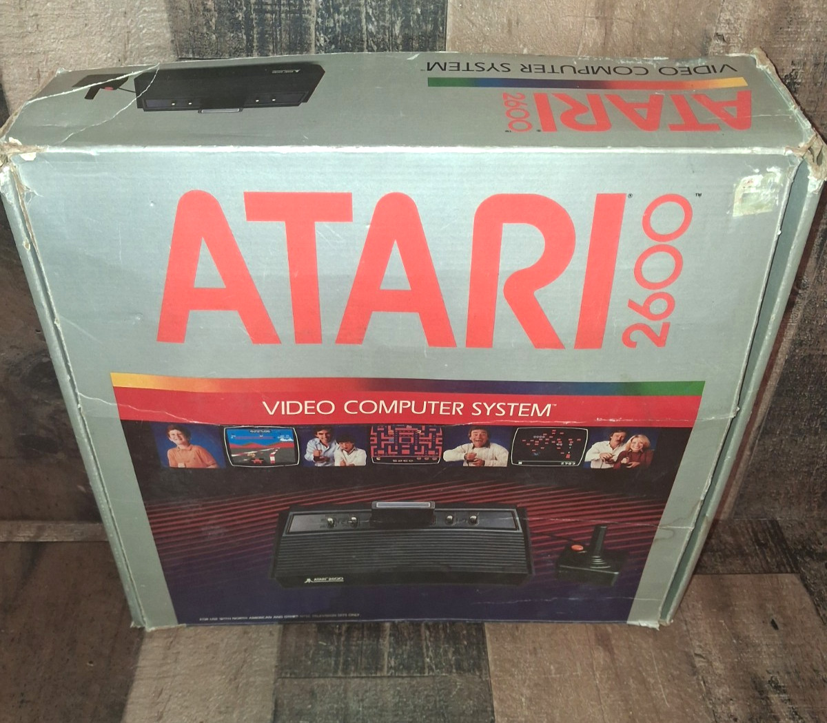 Vintage Atari 2600 Video Computer System 1984 Untested w/Box Paddles Read