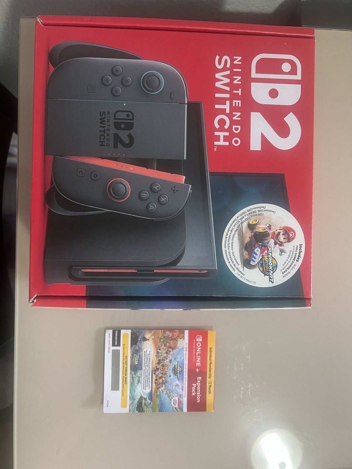 Nintendo Switch 2 Console / Mario Kart World Costco Bundle / 12 Month Membership