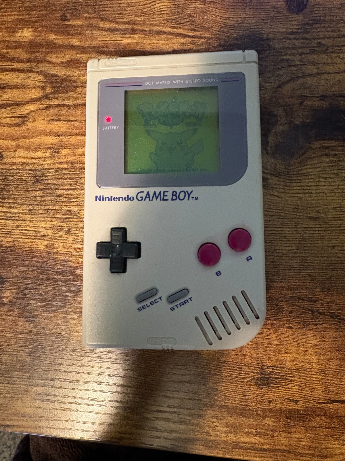 Nintendo Game Boy model #DMG-01 – Pokemon Red, Blue, Yellow + Mario Golf & Other