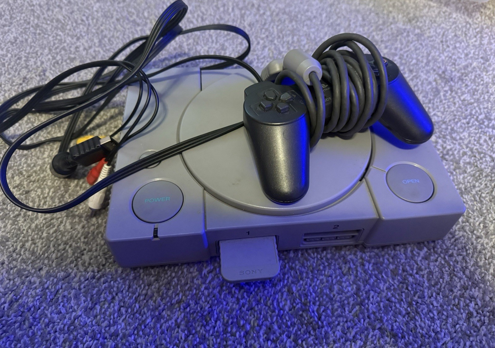 Sony PlayStation 1 Console with Controller Complete Tested With Lot Of 13 Games