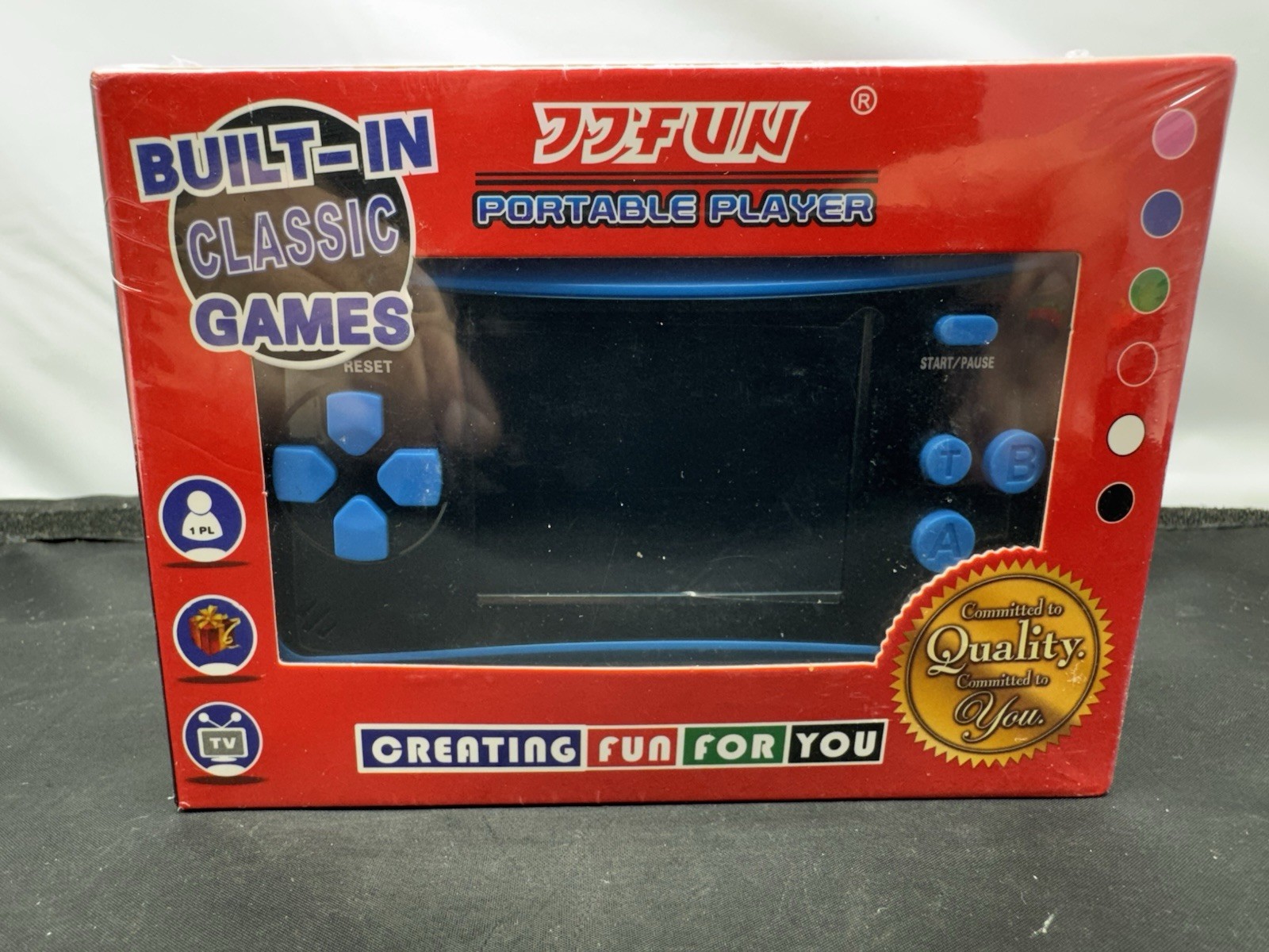 HigoKids Portable Handheld Game Console Kids 2.5” LCD Retro Arcade w/ TV Out