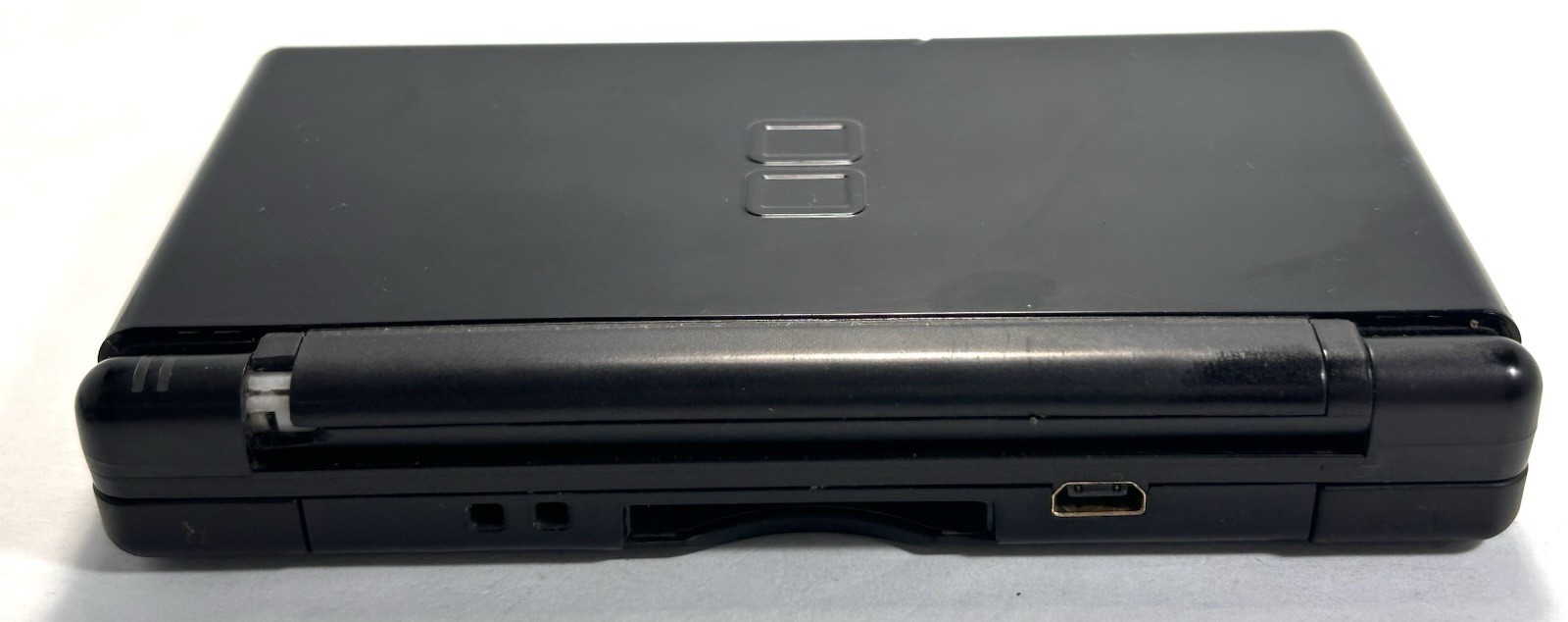 Nintendo DS Lite Black Handheld Console w/ Charger & Stylus • Tested Read