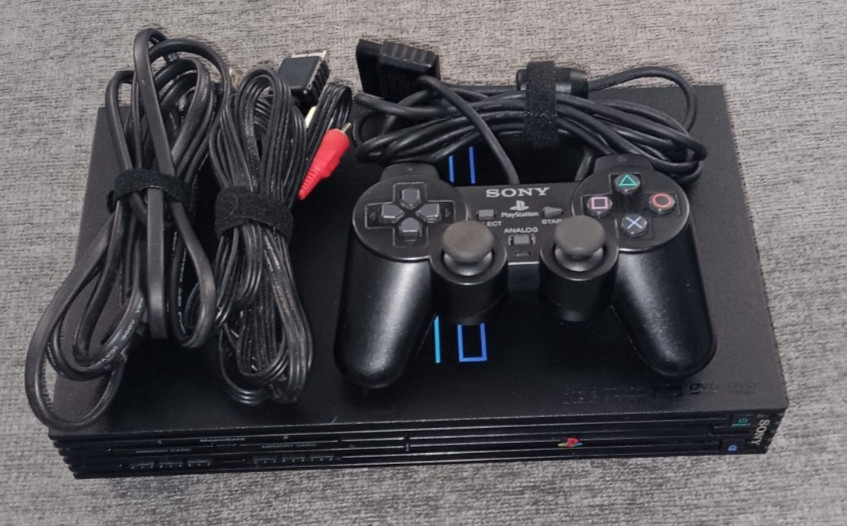 Sony PS2 SCPH-30000 Playstation 2 JAPAN BUNDLE works but *Read Description*