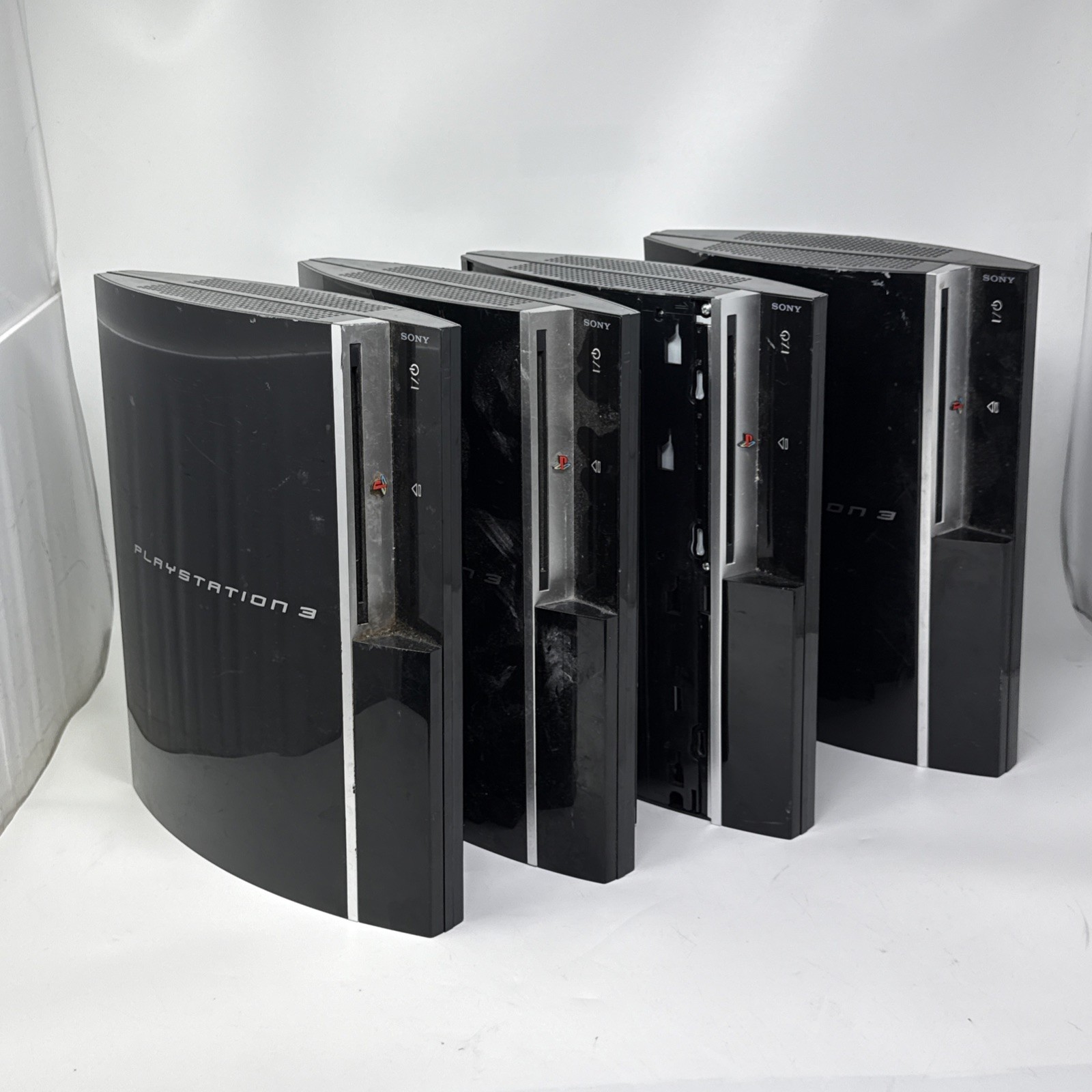 Lot Of 4 Broken Sony PlayStation 3 PS3 Original Consoles Parts Repair CECHL01