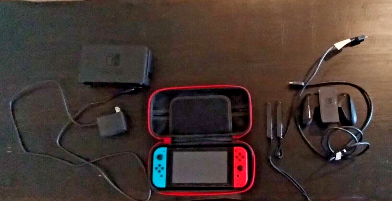 Nintendo Switch 32GB Gray Console with Neon Red and Neon Blue Joy-Con
