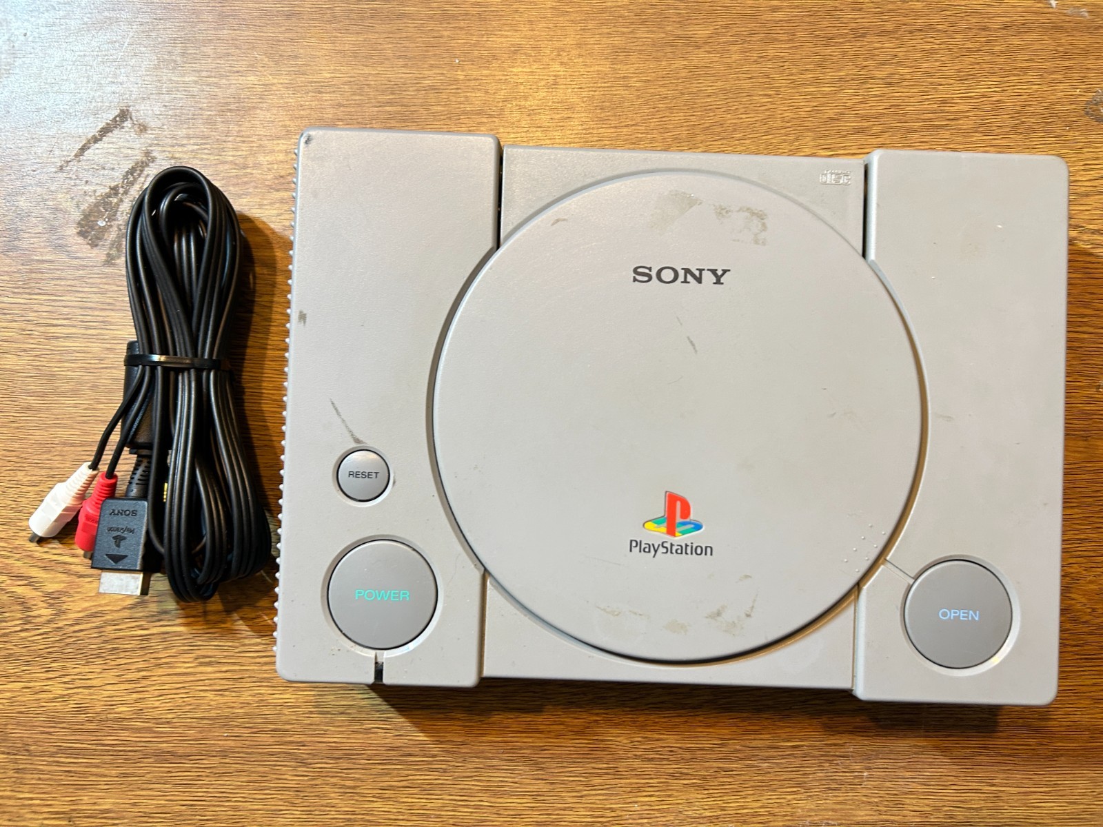 SCPH 9000 Sony PlayStation 1 Launch Edition Console – Gray NTSC J