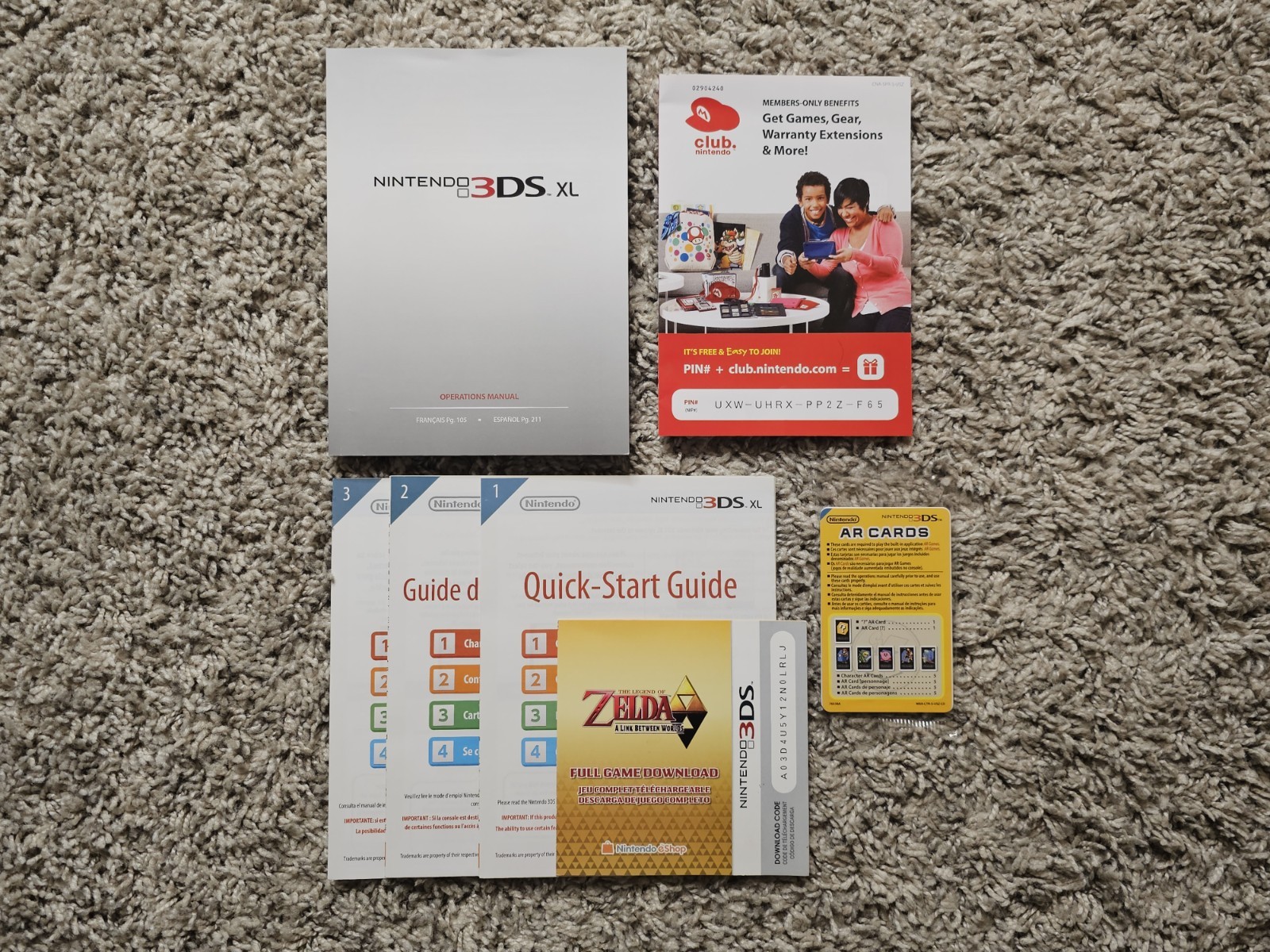 Legend Of Zelda Link Between Worlds Nintendo 3DS XL Limited Edition Console CIB