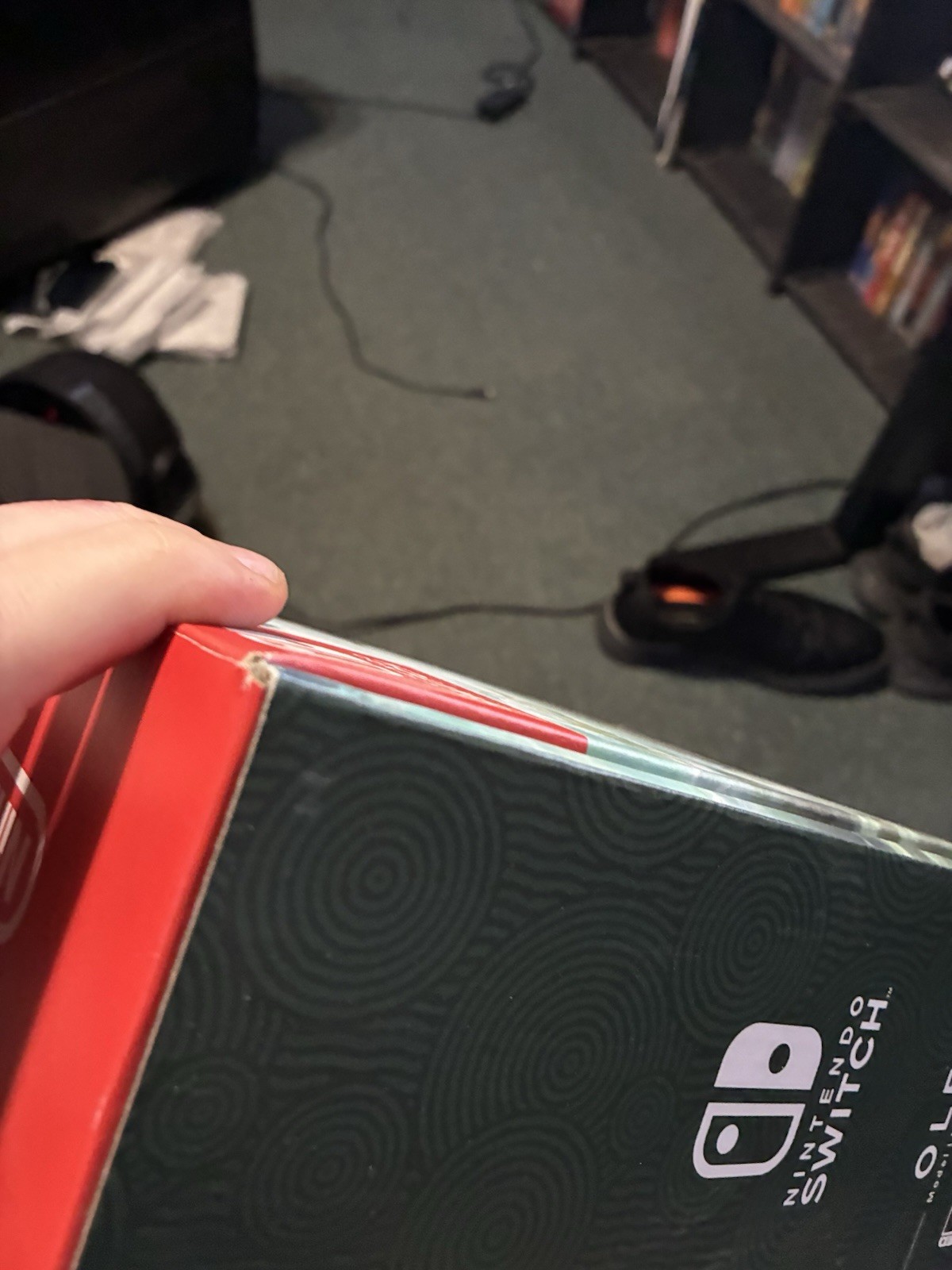 Nintendo Switch Console Zelda Edition Box – EMPTY PACKAGING ONLY