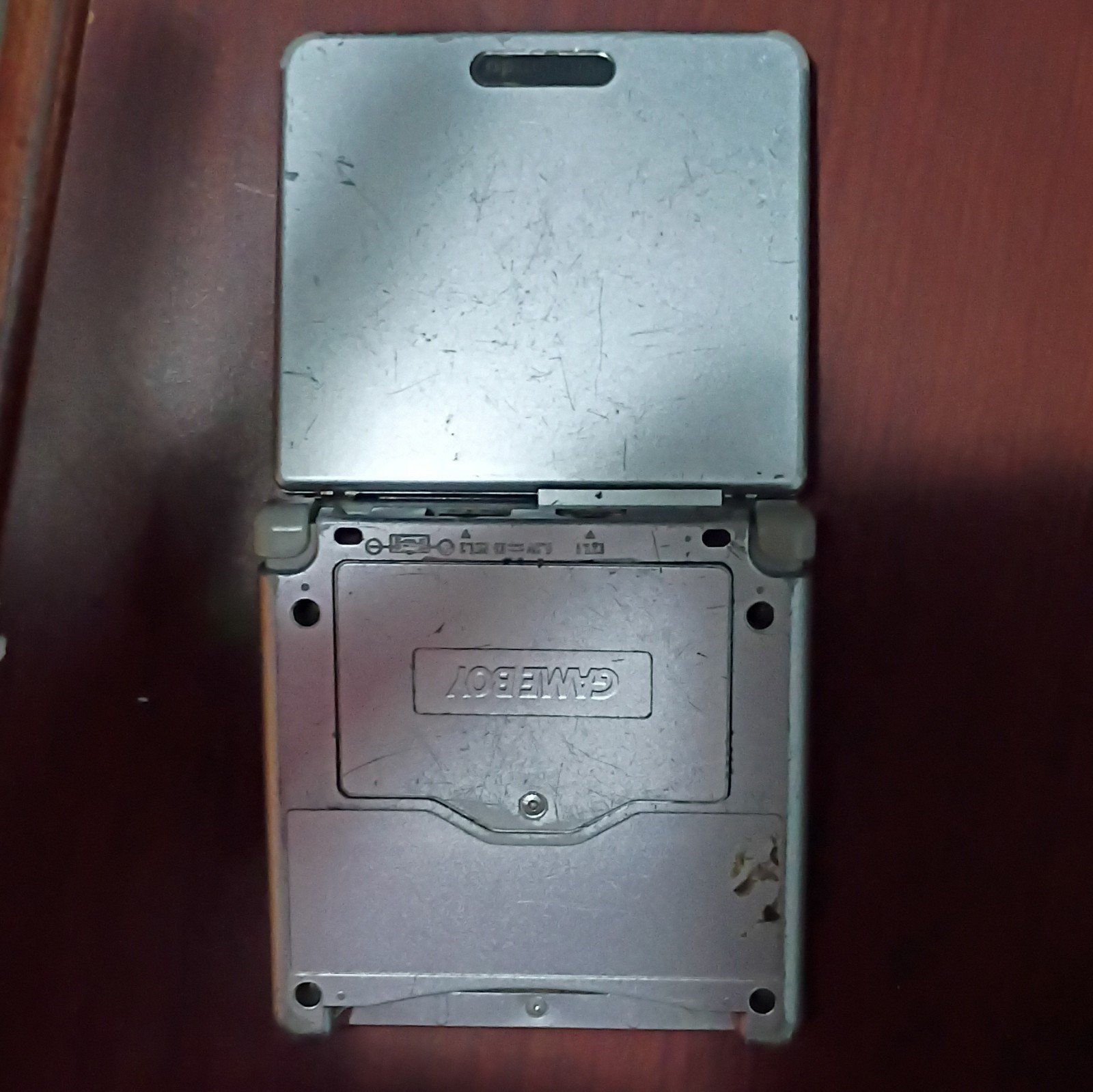 Nintendo Game Boy Advance SP Silver Handheld System w/ Headphone Jack