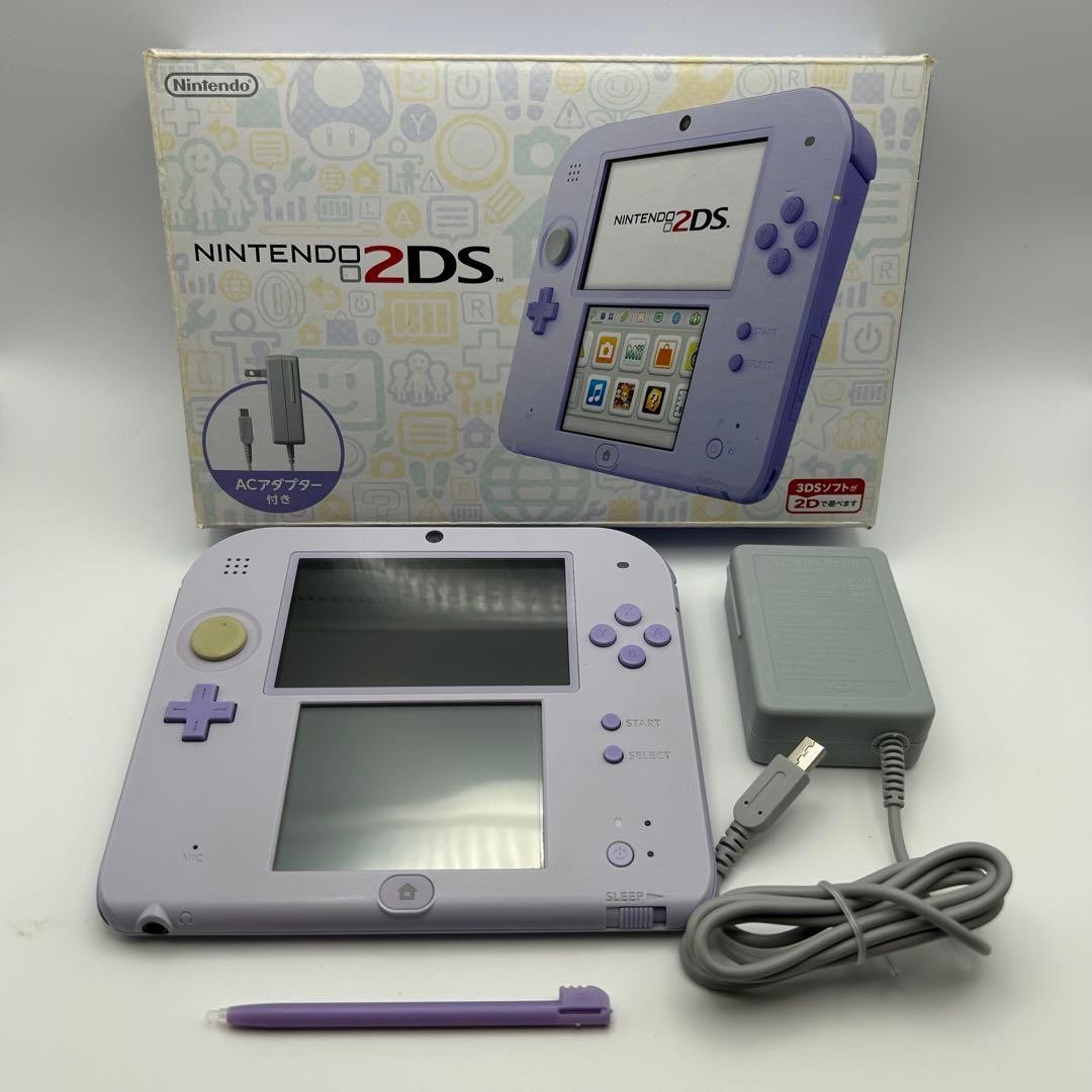 3DS/2DS/DS Complete Item Operation Confirmed Nintendo 2Ds Main Unit Lavend Japan