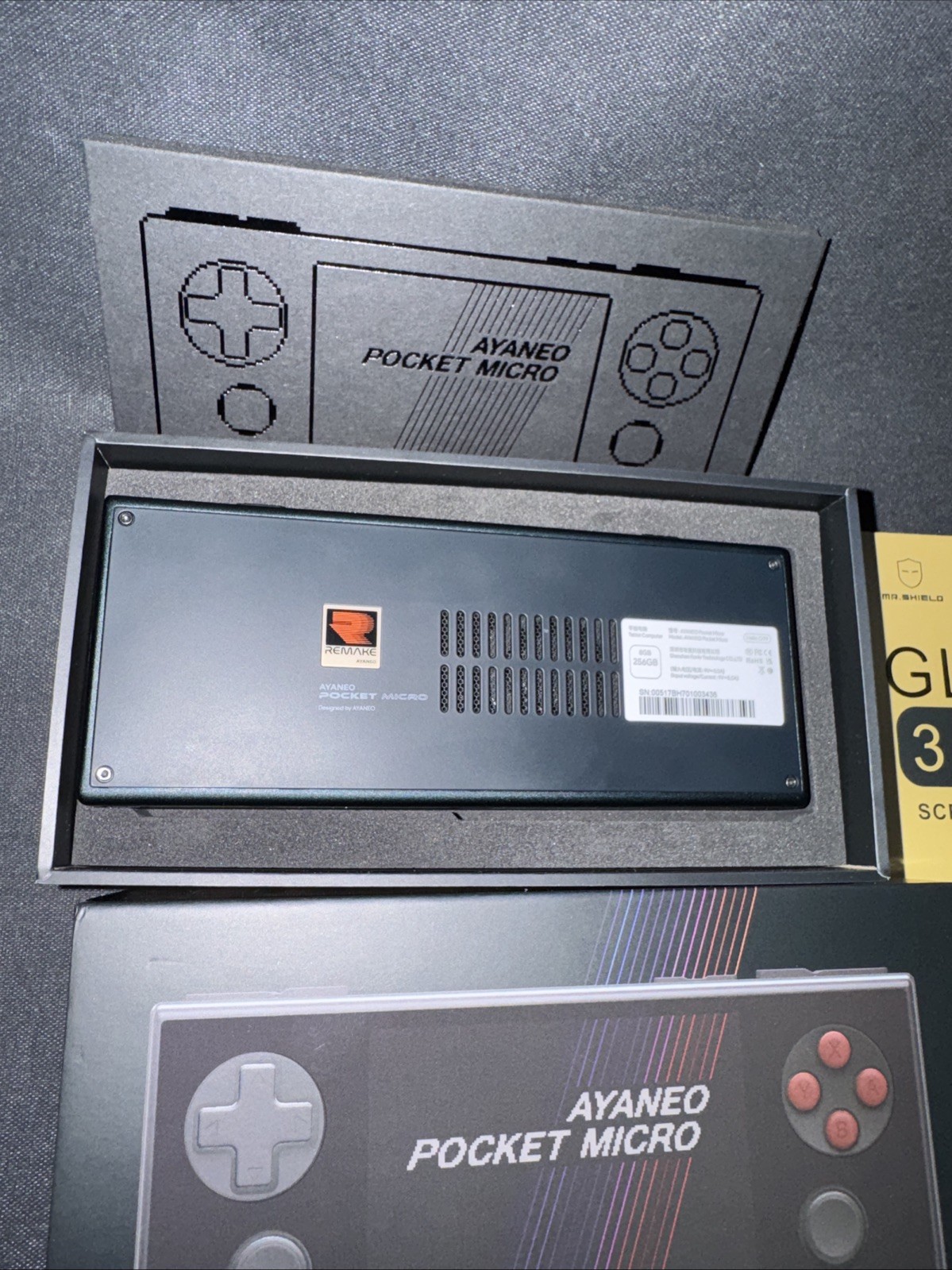 AYANEO Pocket Micro Black Handheld System Adult Owned Bundle