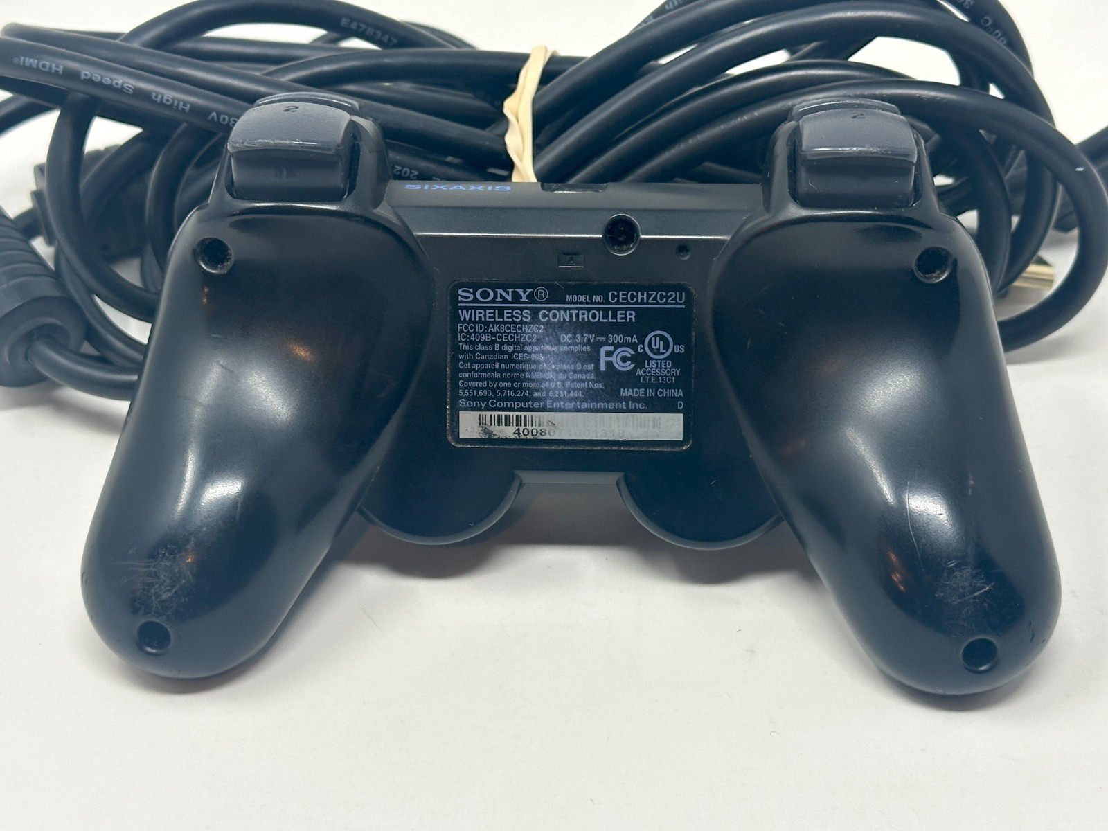 PS3 80GB Console CECHL01 – Cables & Controller – Tested