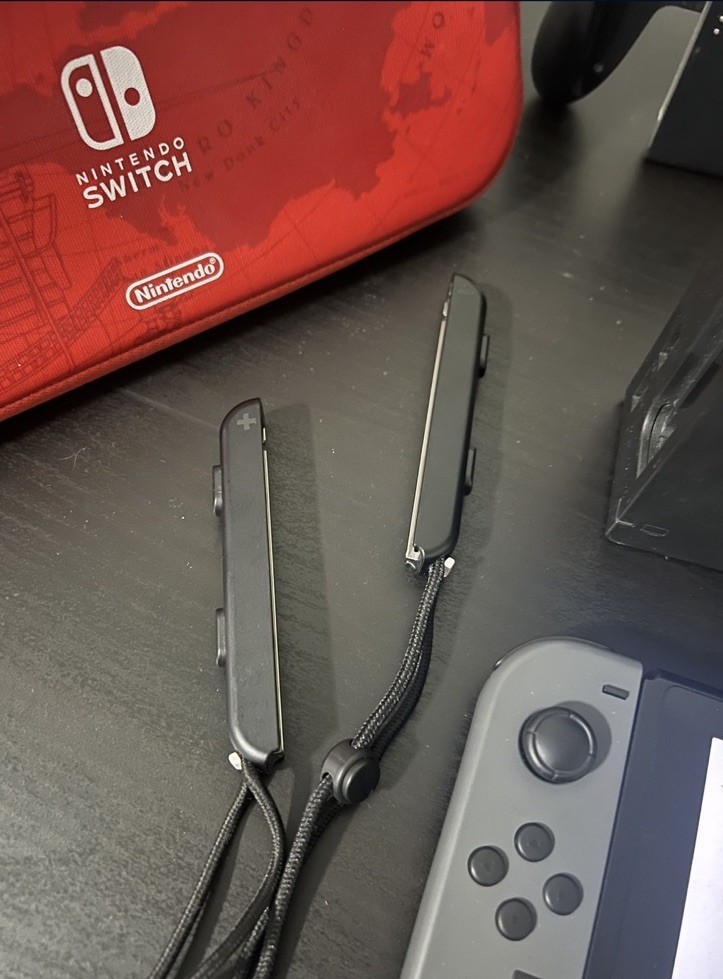 Nintendo Switch Console Black/Red/Gray with Joy-Con Controllers, Dock, Cases