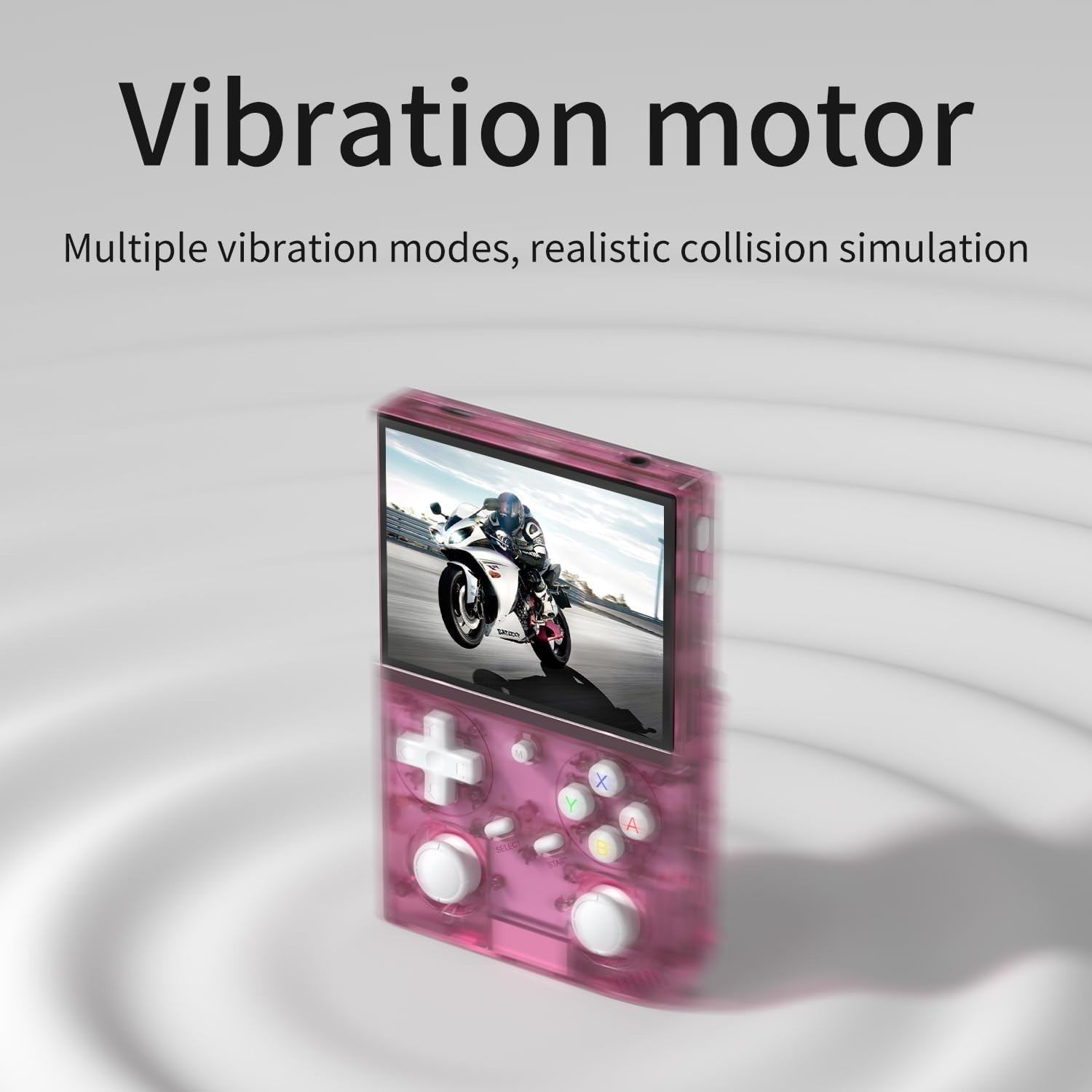Portable G350 Handheld Game Console – 3200mAh Battery, Multiplayer Ready, Pink