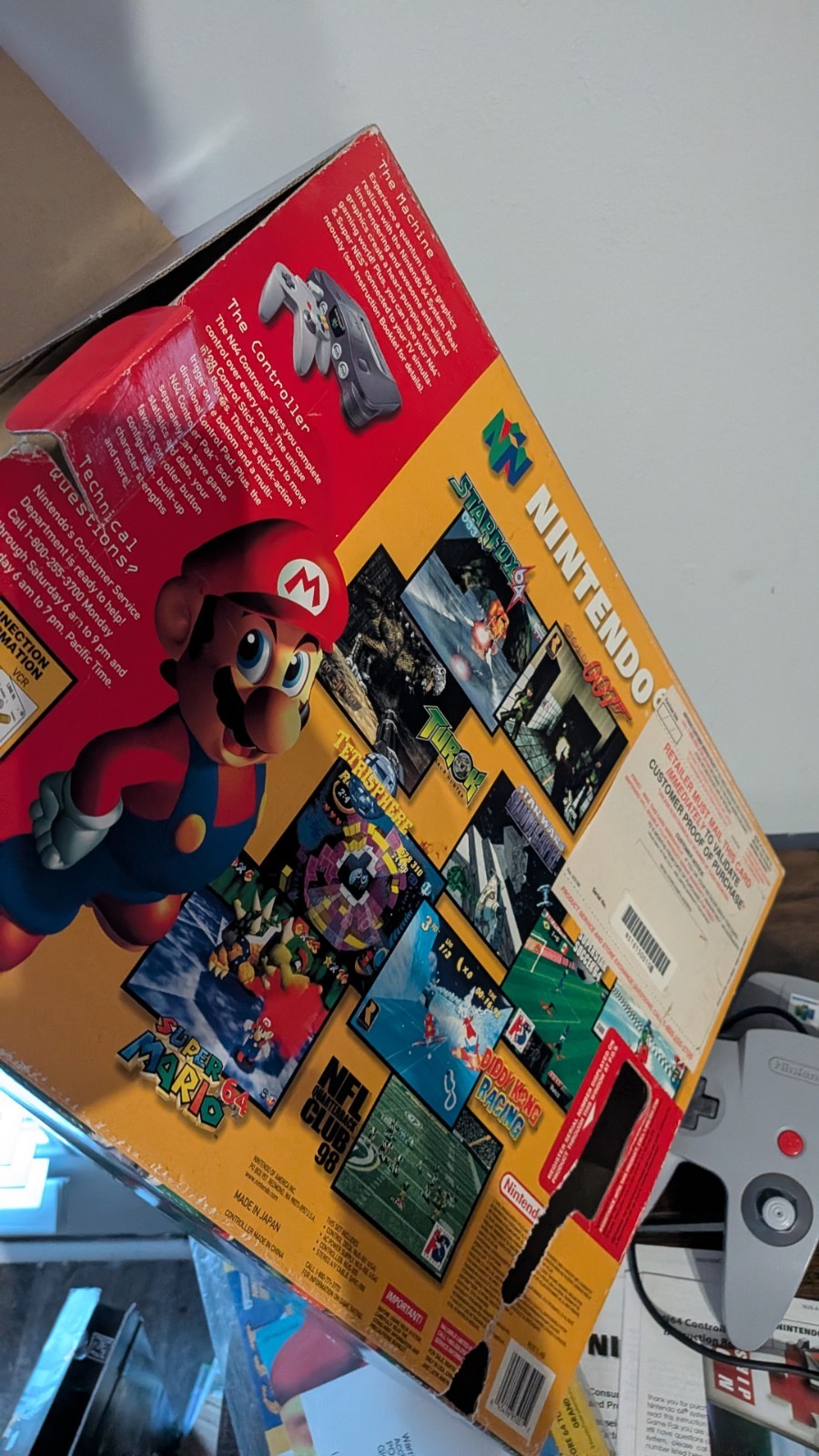 Nintendo 64 Video Game Console N64 Console INCLUDES ORIGINAL BOX