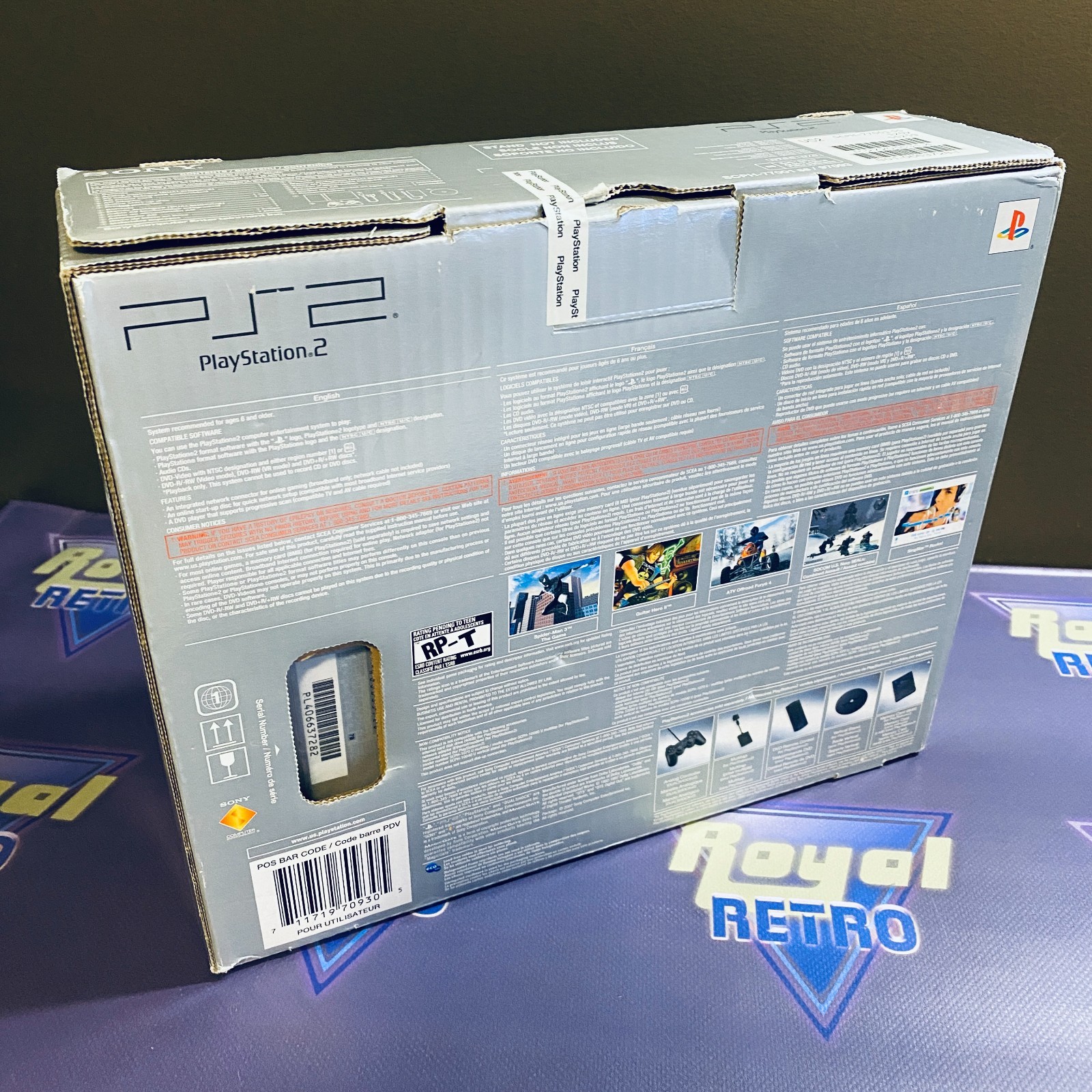 Sony PlayStation 2 PS2 Console Slim – Satin Silver – SCPH-77001 – New Sealed