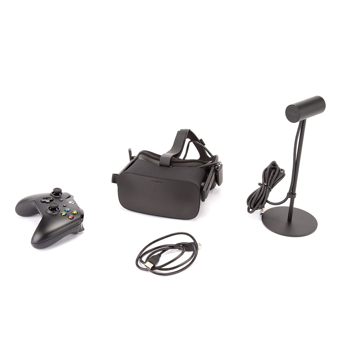 Oculus Rift Virtual Reality System 301-00095-01 w/ Sensors Controllers 1979995