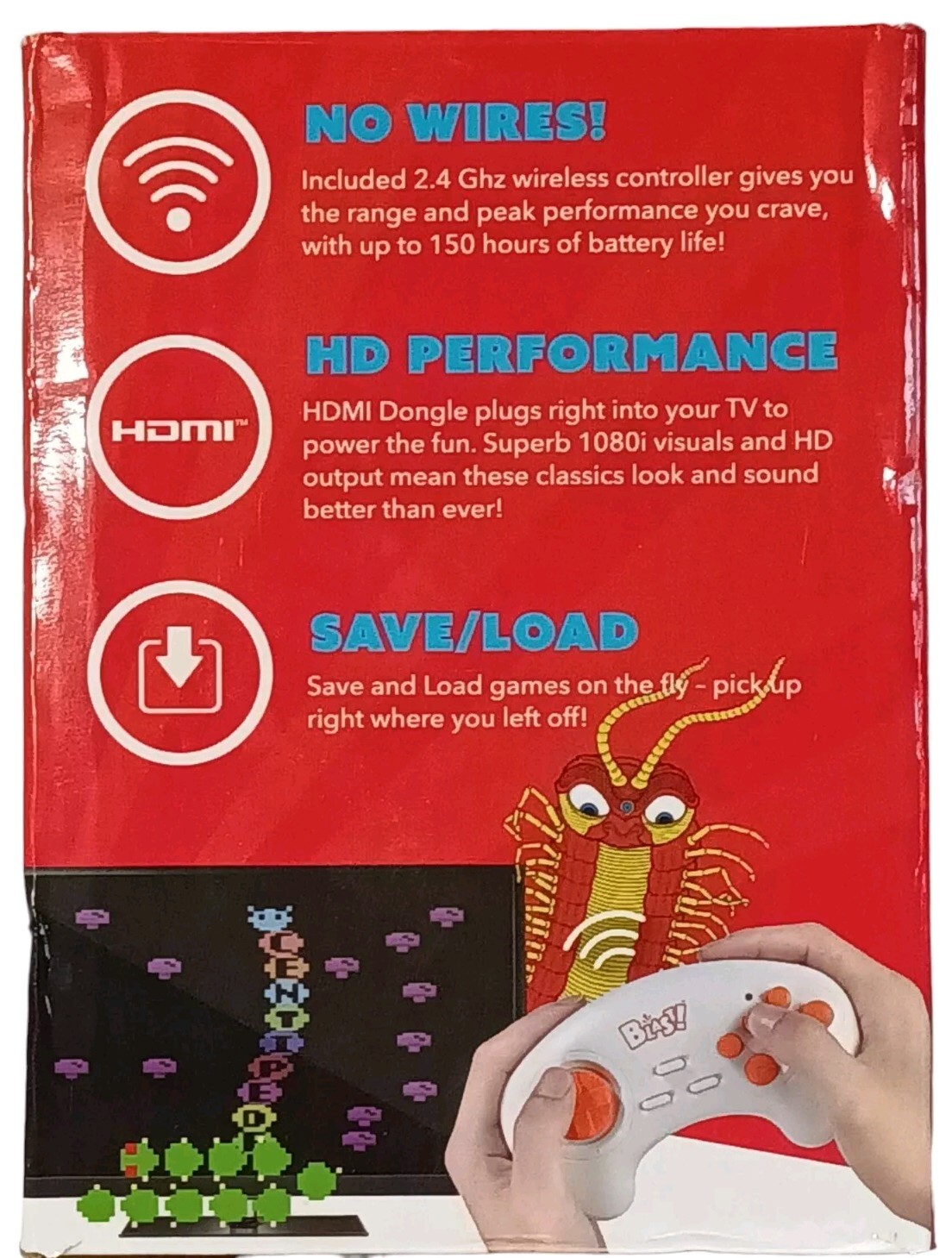 AtGames Atari Flashback Blast! 20 Built-In Retro Games Wireless HDMI Connection