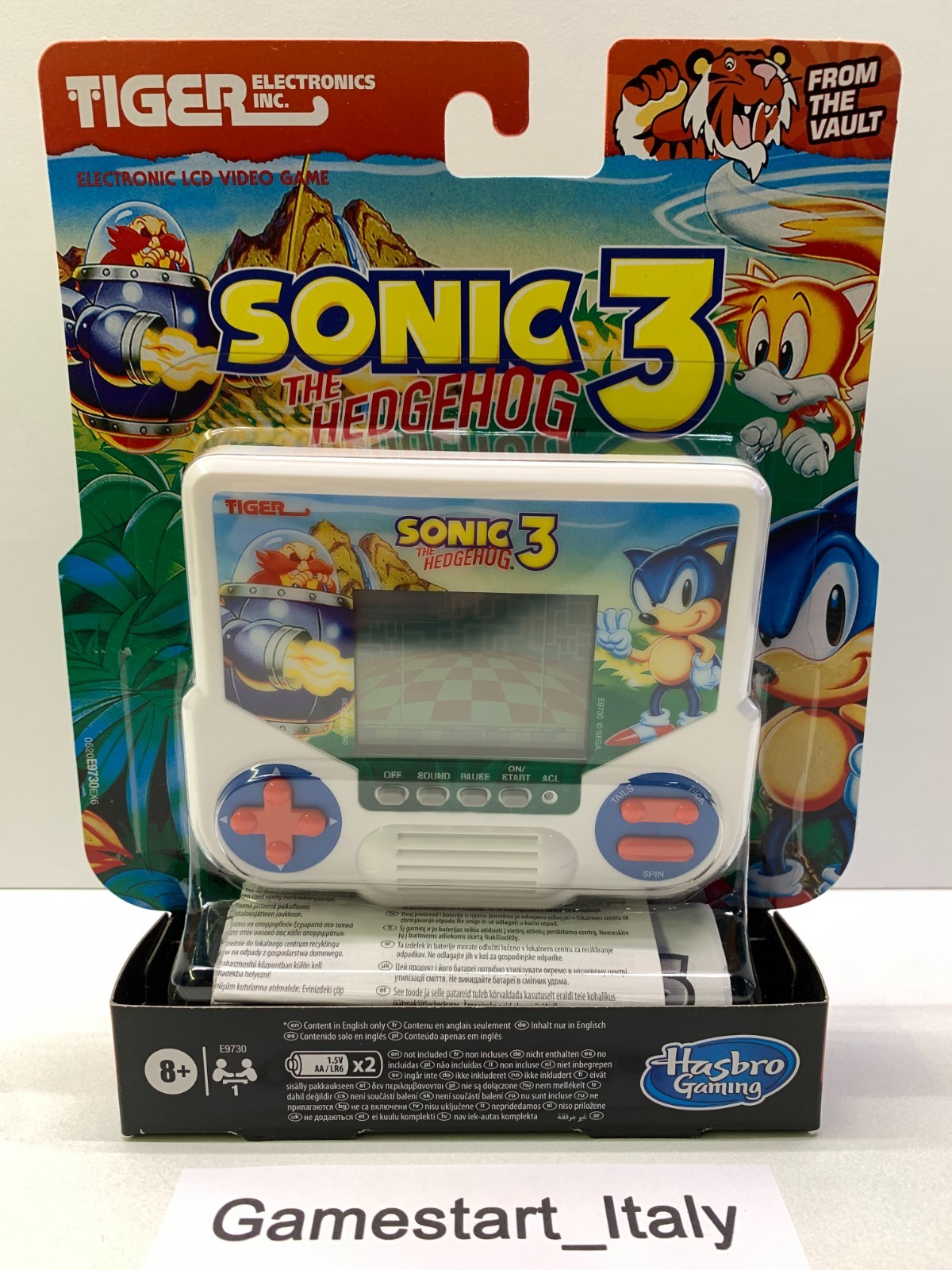 TIGER SONIC 3 THE HEDGEHOG HASBRO GAMING LCD VIDEO GAME CONSOLE NEW SEALED 2020