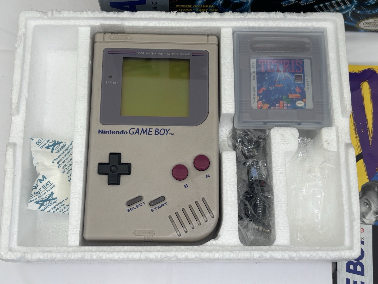 Nintendo Game Boy DMG-01 Console CIB 1989 Tetris Edition GAMEBOY -SEE DESC