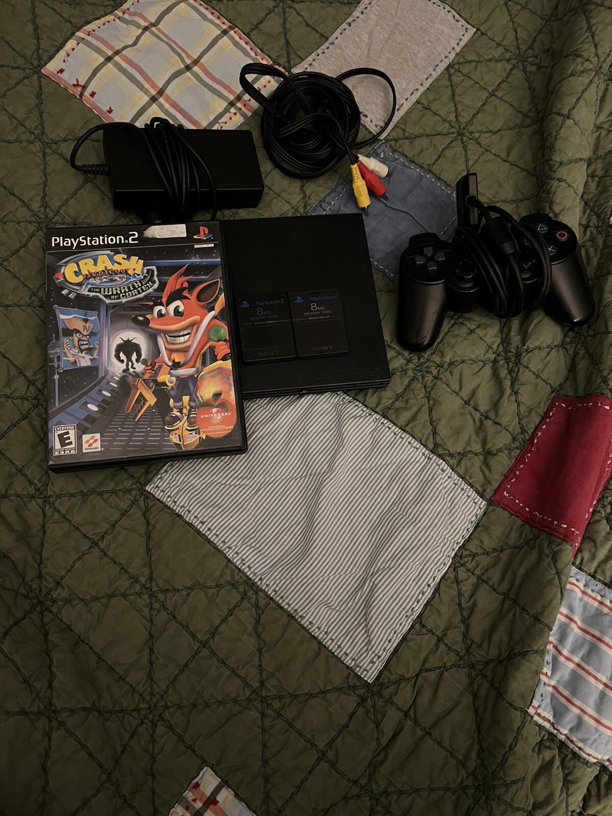 Sony PlayStation 2 Slim Line Version 1 Console – Charcoal Black (SCPH-70012)