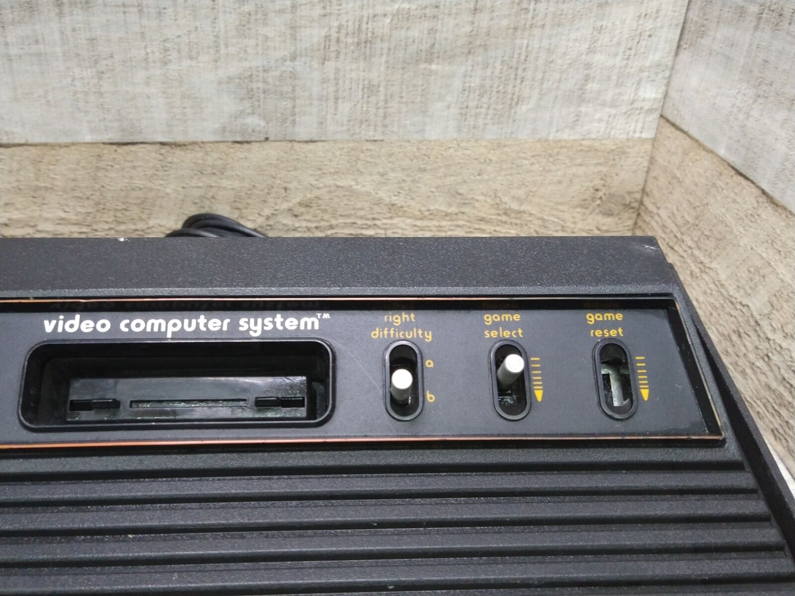 VINTAGE ATARI 2600 SEARS TELEGAMES GAME SYSTEM PARTS OR REPAIR
