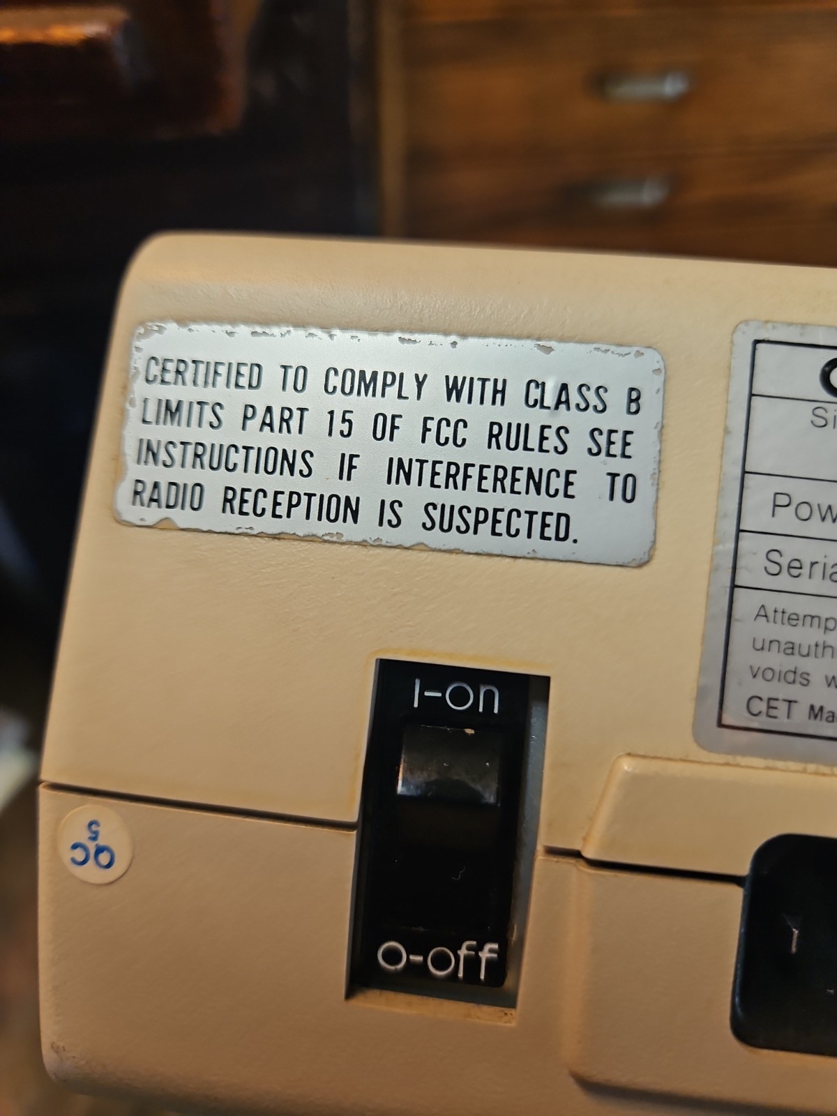 VINTAGE COMMODORE 1541 FLOPPY DRIVE C64 64C VIC-20 C16 PLUS/4 128 Turns On As Is