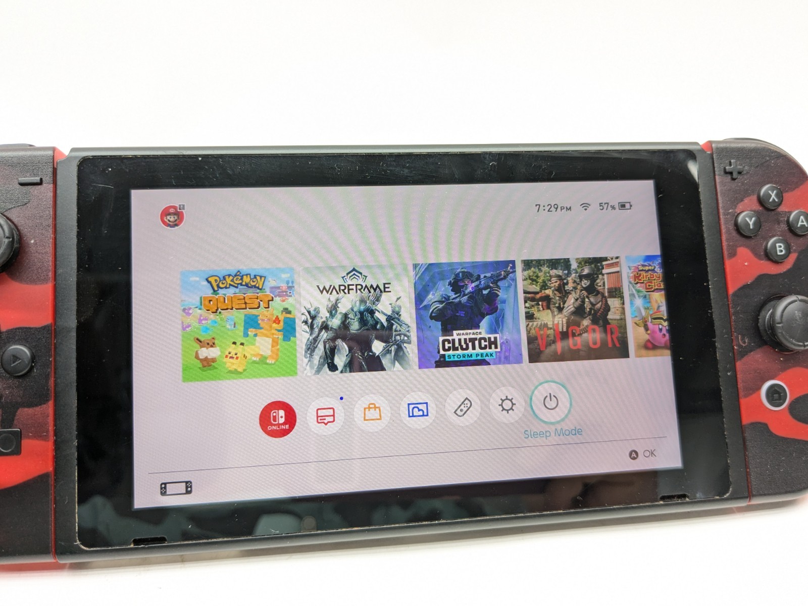Nintendo switch model hac-001(-01) Tested Working Red
