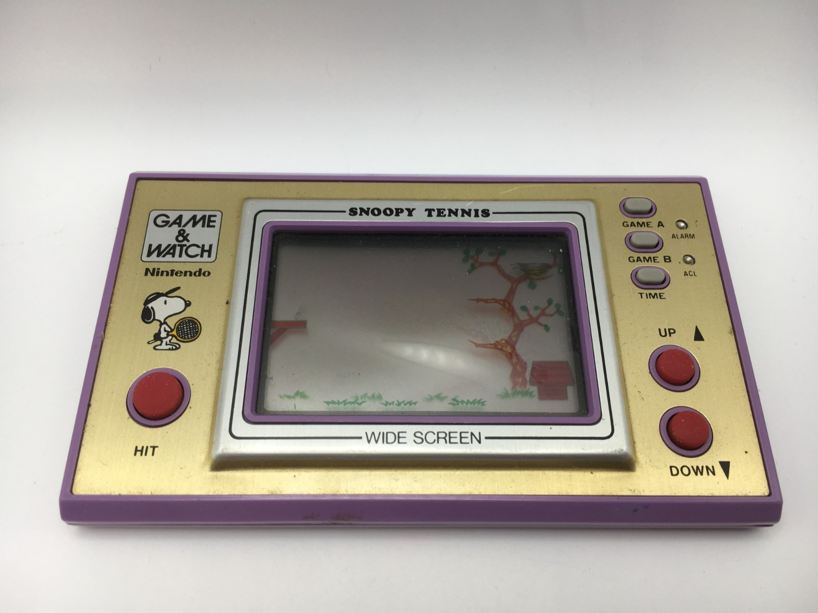 1982 Nintendo Game & Watch – Snoopy Tennis Handheld (Tested/Works)