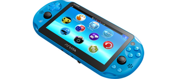 PS Vita Aqua Blue PCH 2000 Za23 Console only PSV Slim [H]